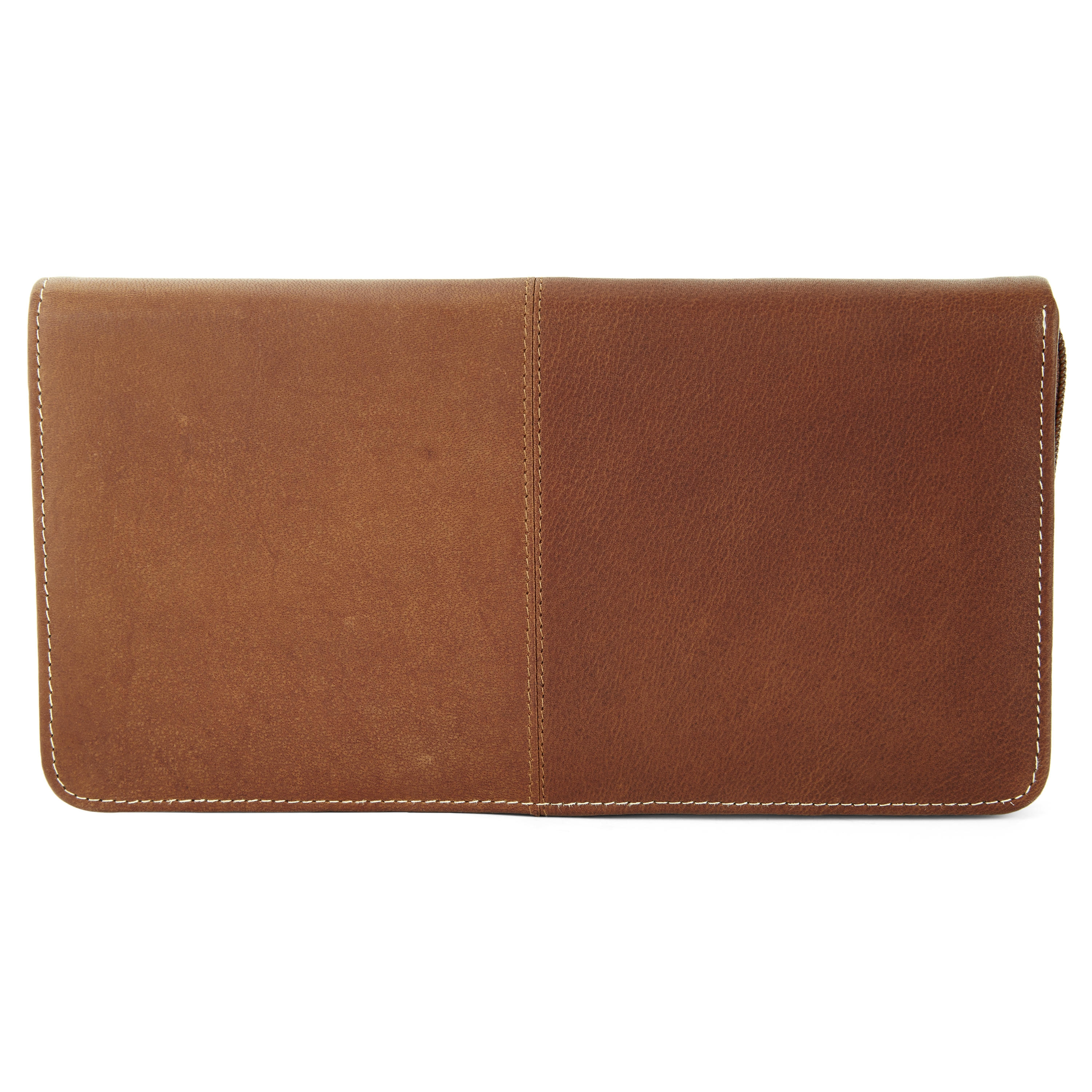 Oxford Large Tan Travel Leather Wallet - 4