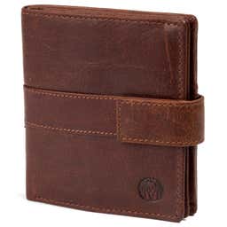 Montreal | Vertical Tan RFID Leather Wallet