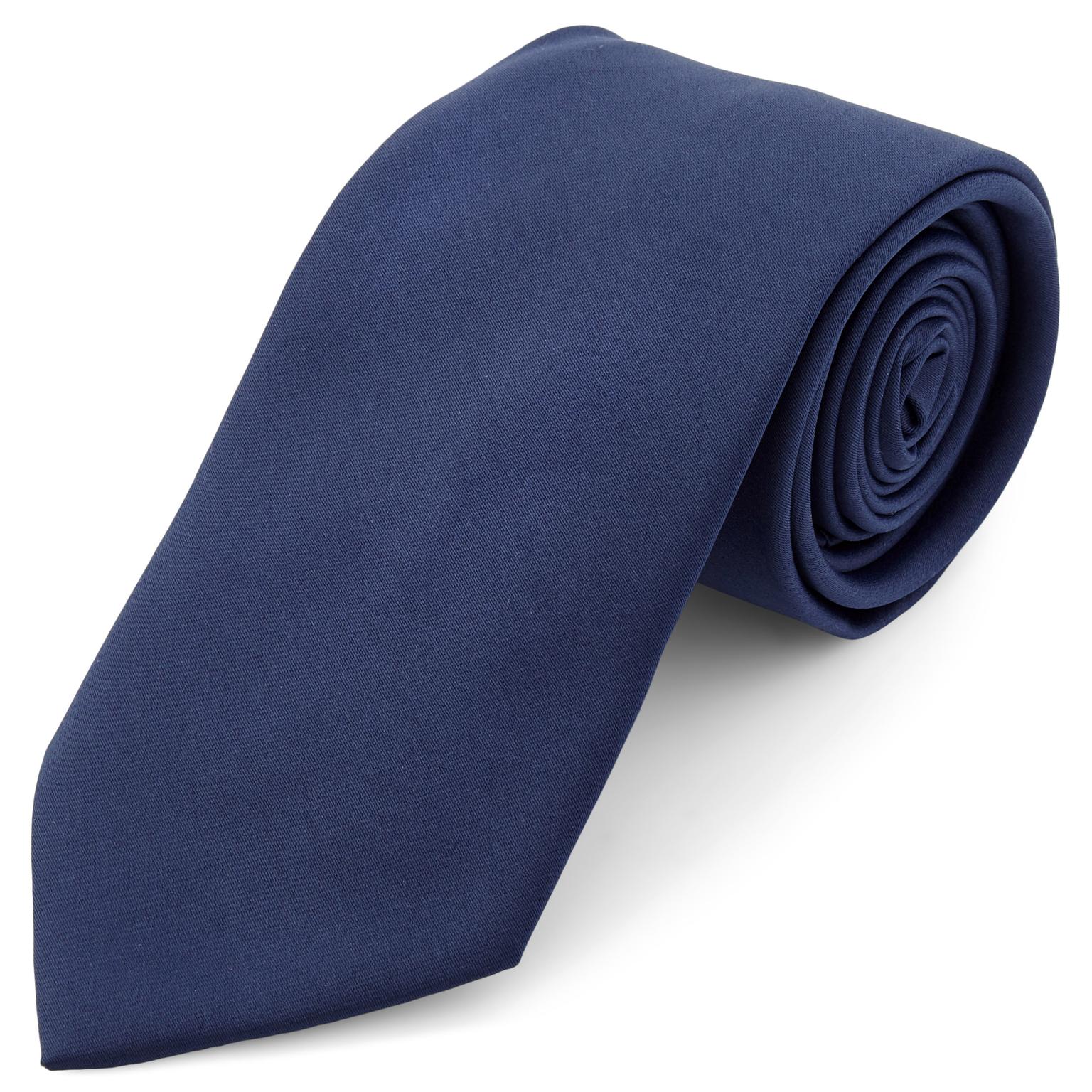 Corbata básica azul marino 8 cm Corbata básica azul marino 8 cm