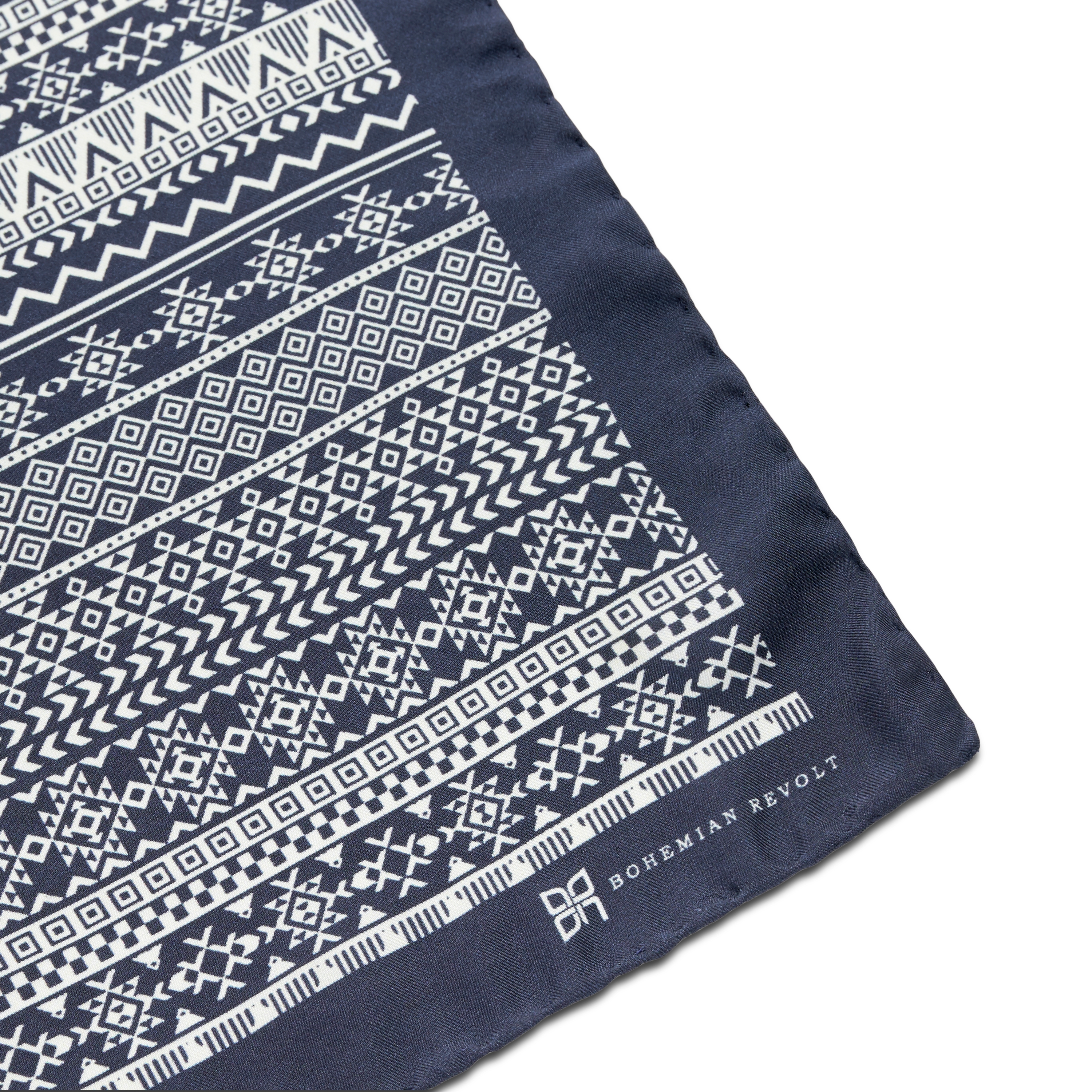 Fazzoletto da taschino Broox Brux in seta - 4