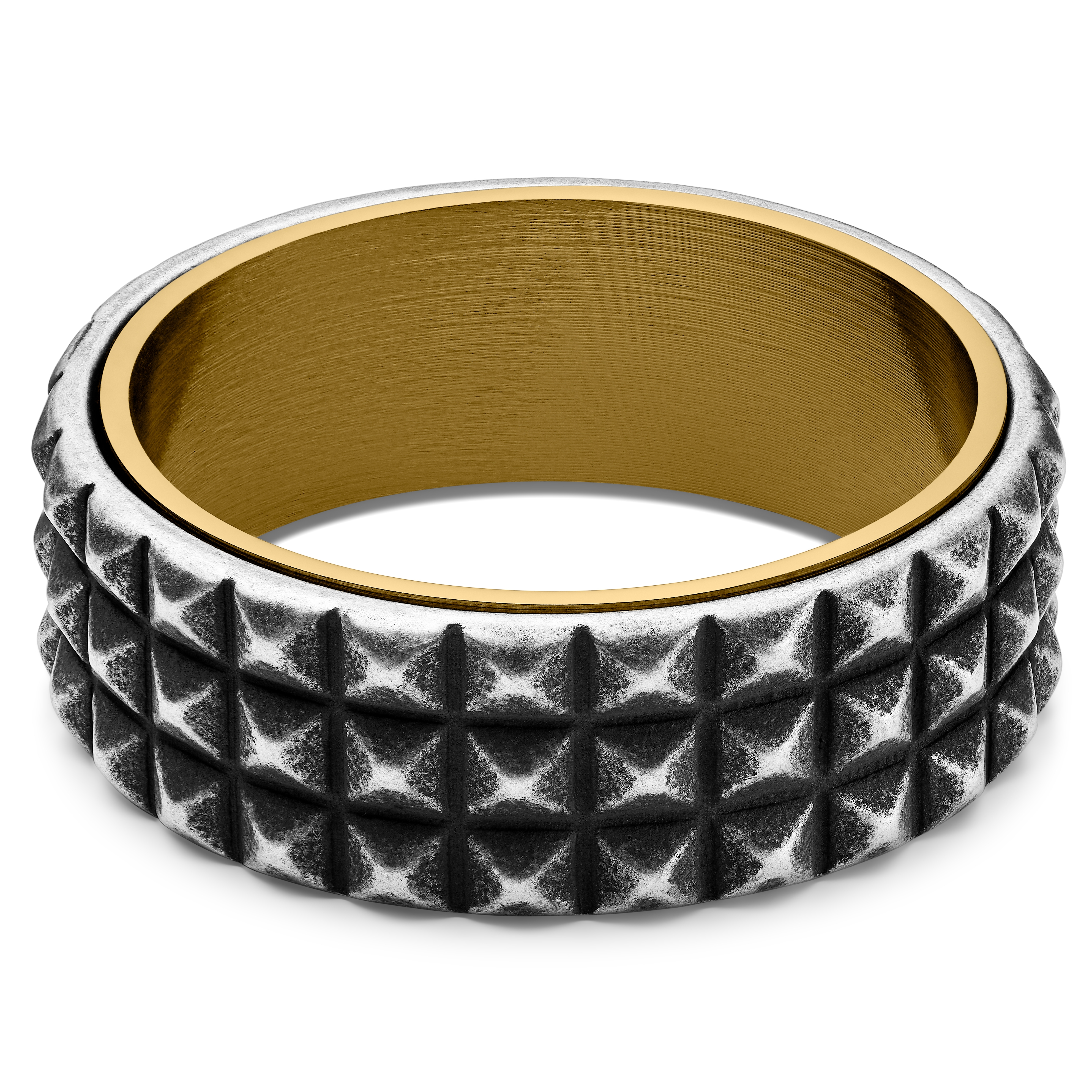 Pearce Pyramis Vintage and Gold-tone Ring - 5