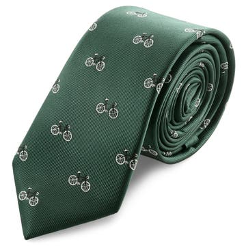 Motos | 6 cm Green Bicycle Tie Motos | 6 cm Green Bicycle Tie