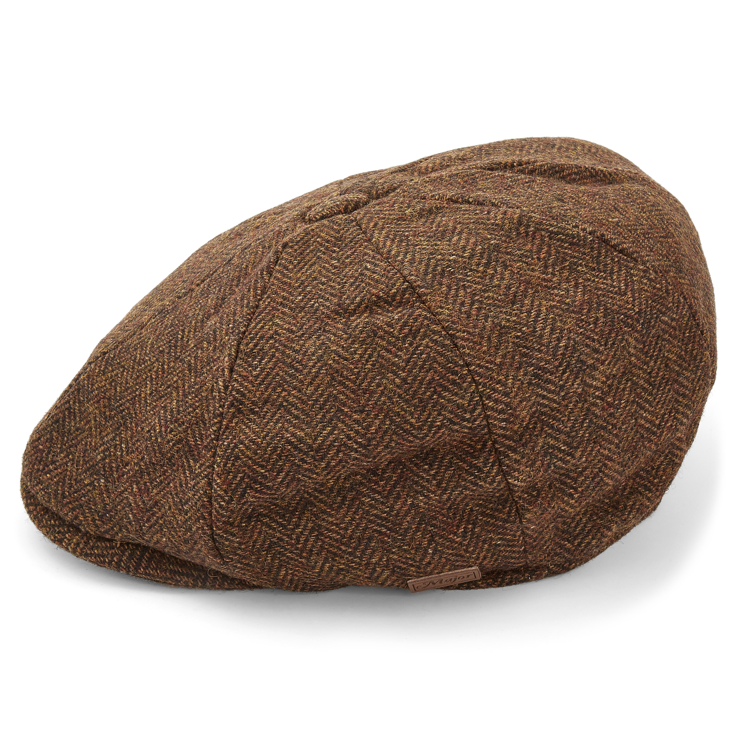 Mörkbrun Newsboy-Keps - 3