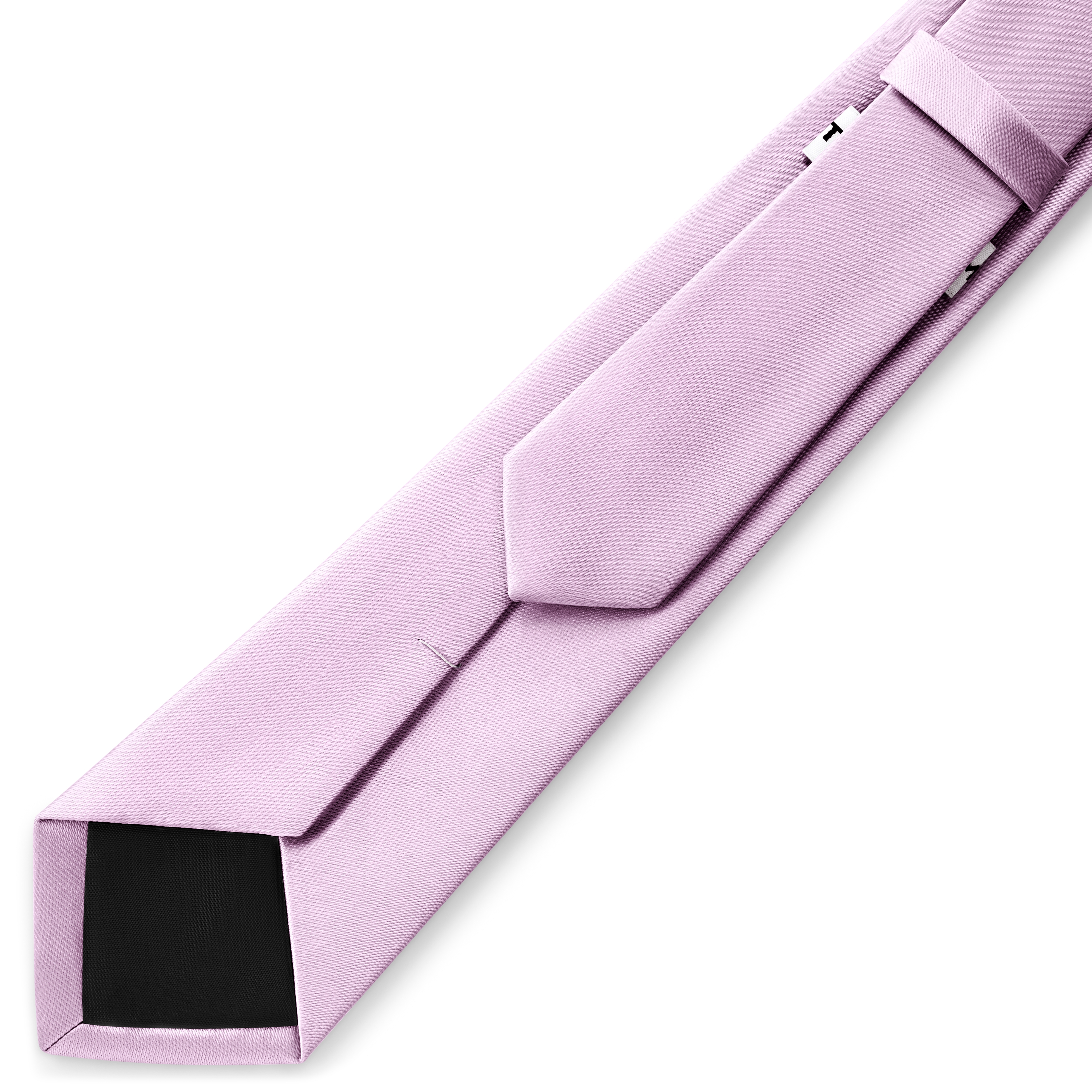 Cravatta satinata da 8 cm viola chiaro - 2
