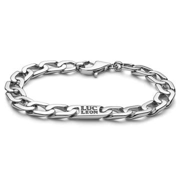 Gravel | Silver-Tone Curb Chain Bracelet