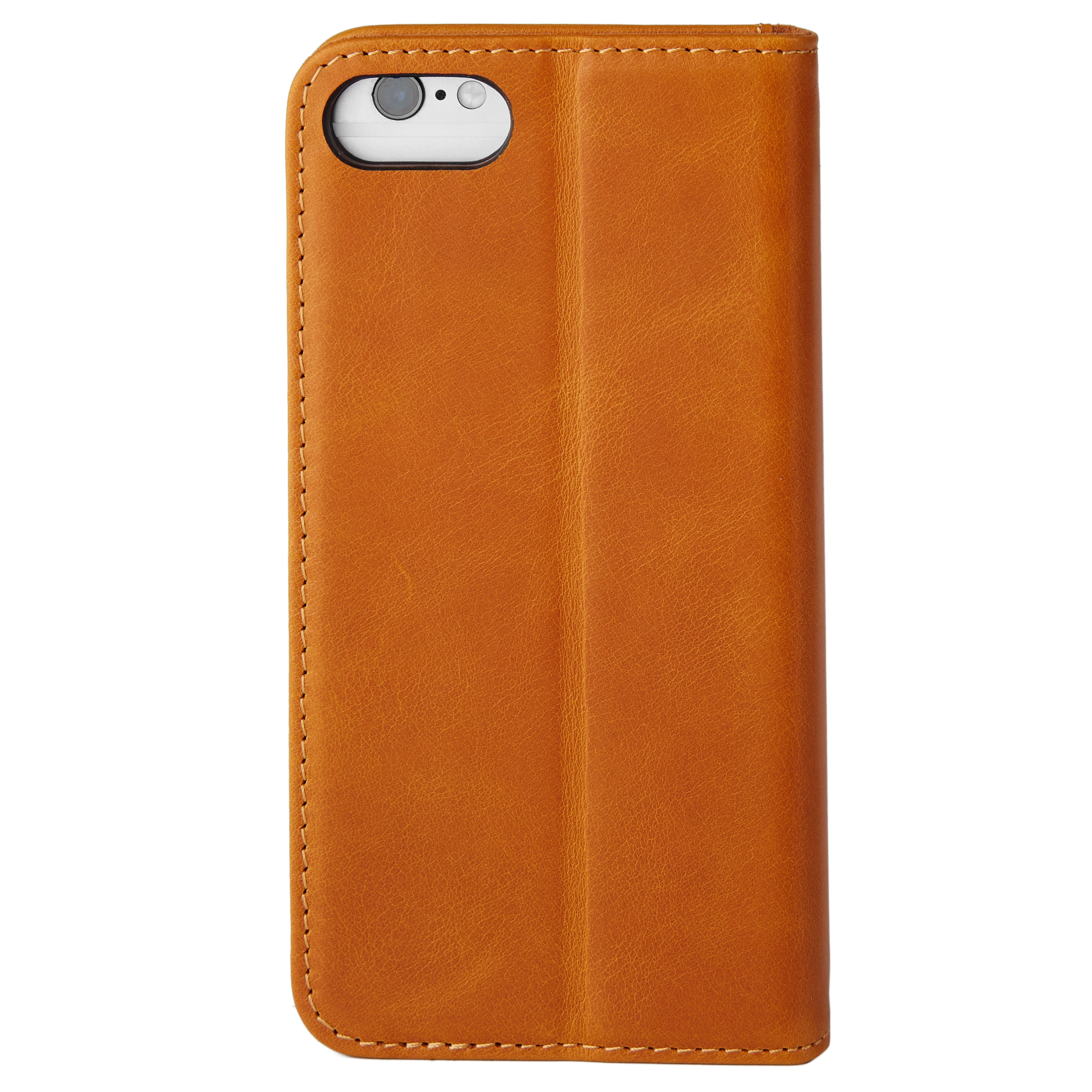 iPhone 7 Hellbraune Lederhülle - 1