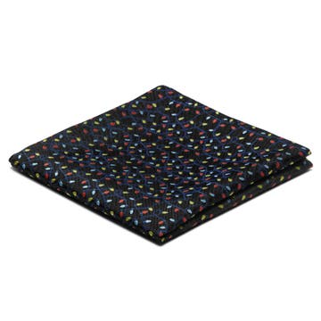 Black Christmas Light Pattern Pocket Square Black Christmas Light Pattern Pocket Square