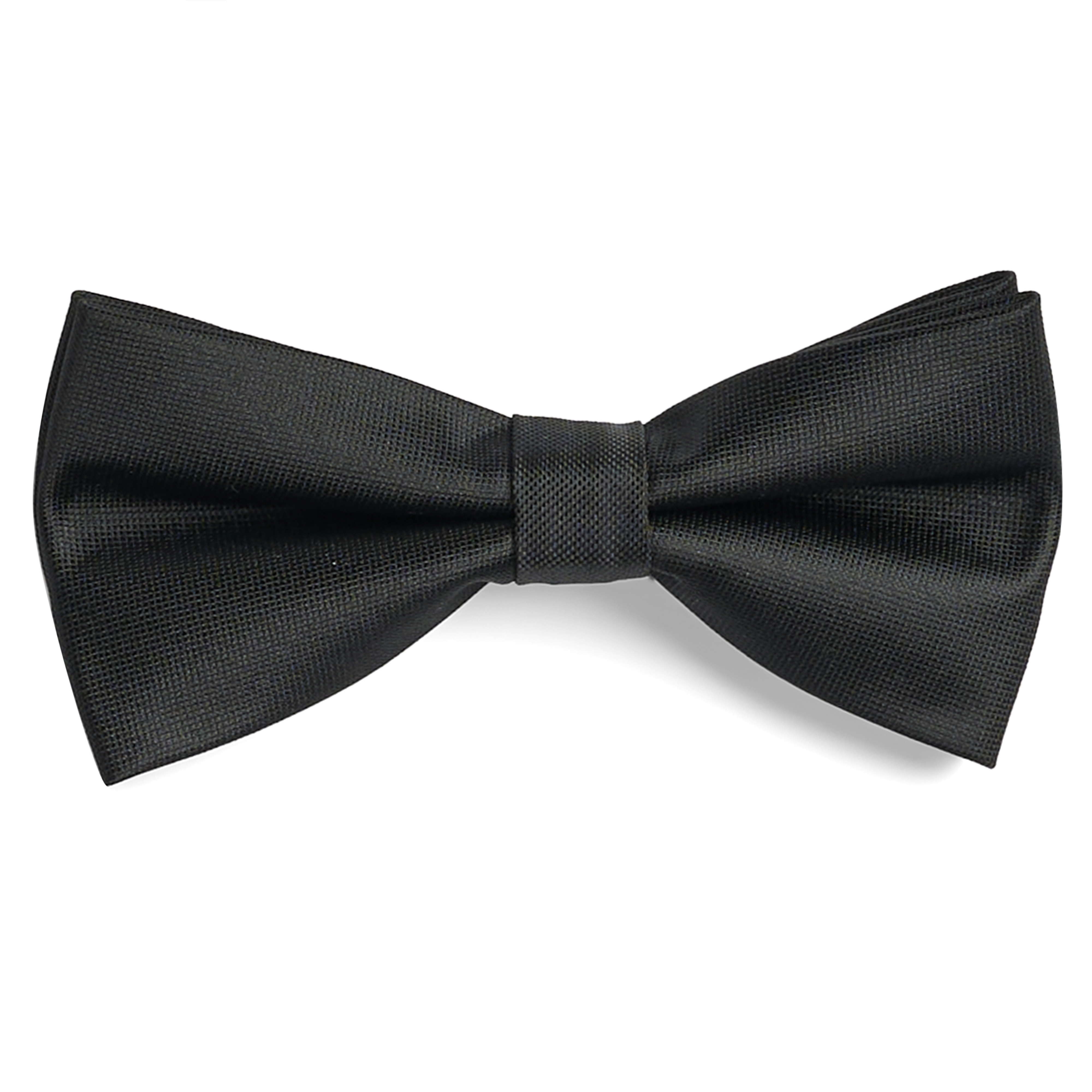 textured black bow tie