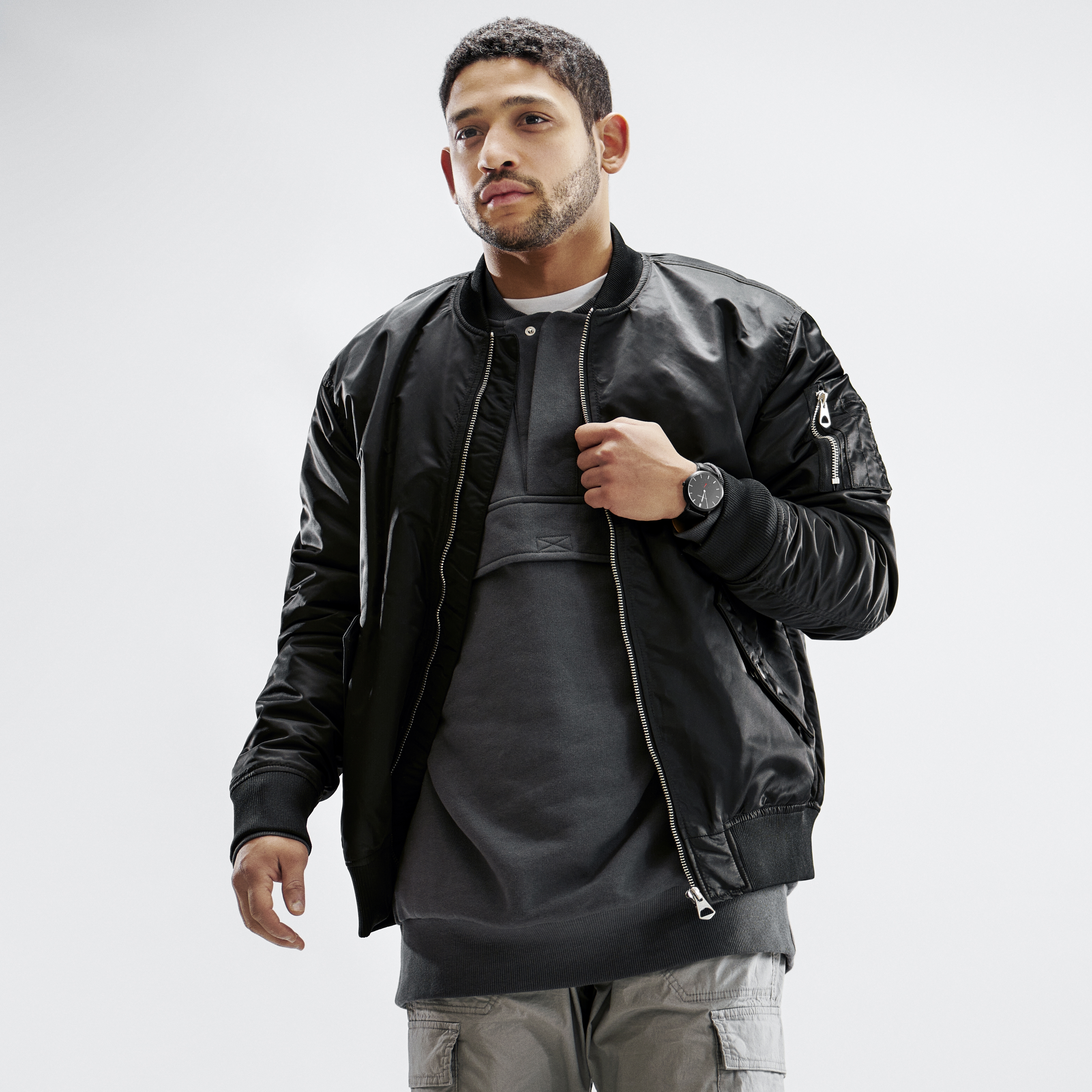 Aether Isaac Minimalist Black & Red Watch - 4