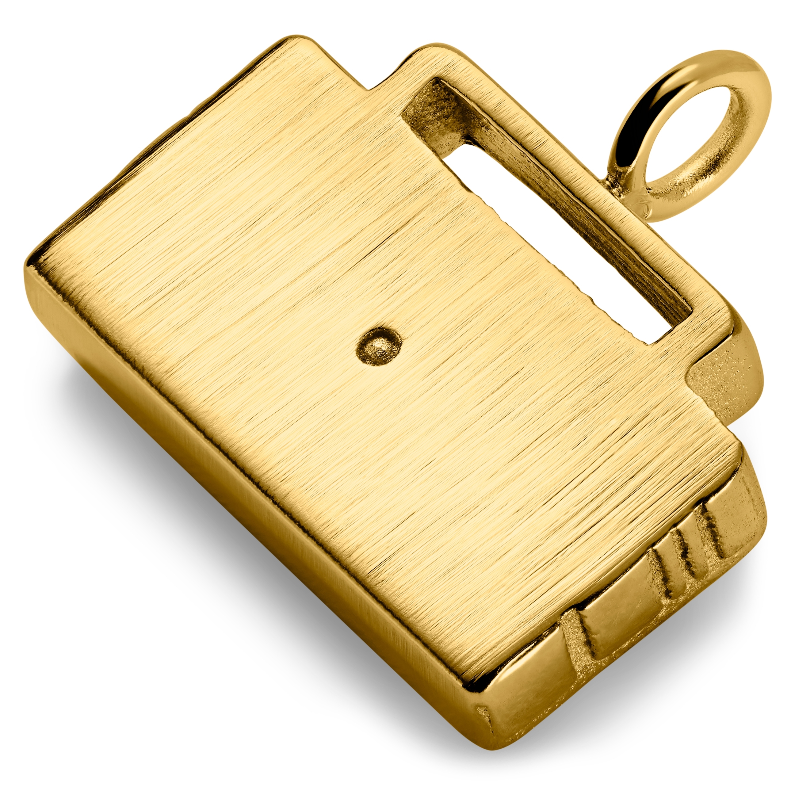 Jaygee | Gold-tone Radio Pendant - 3