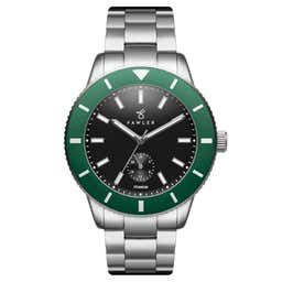 Makalu | Green Brushed Titanium Dive Watch