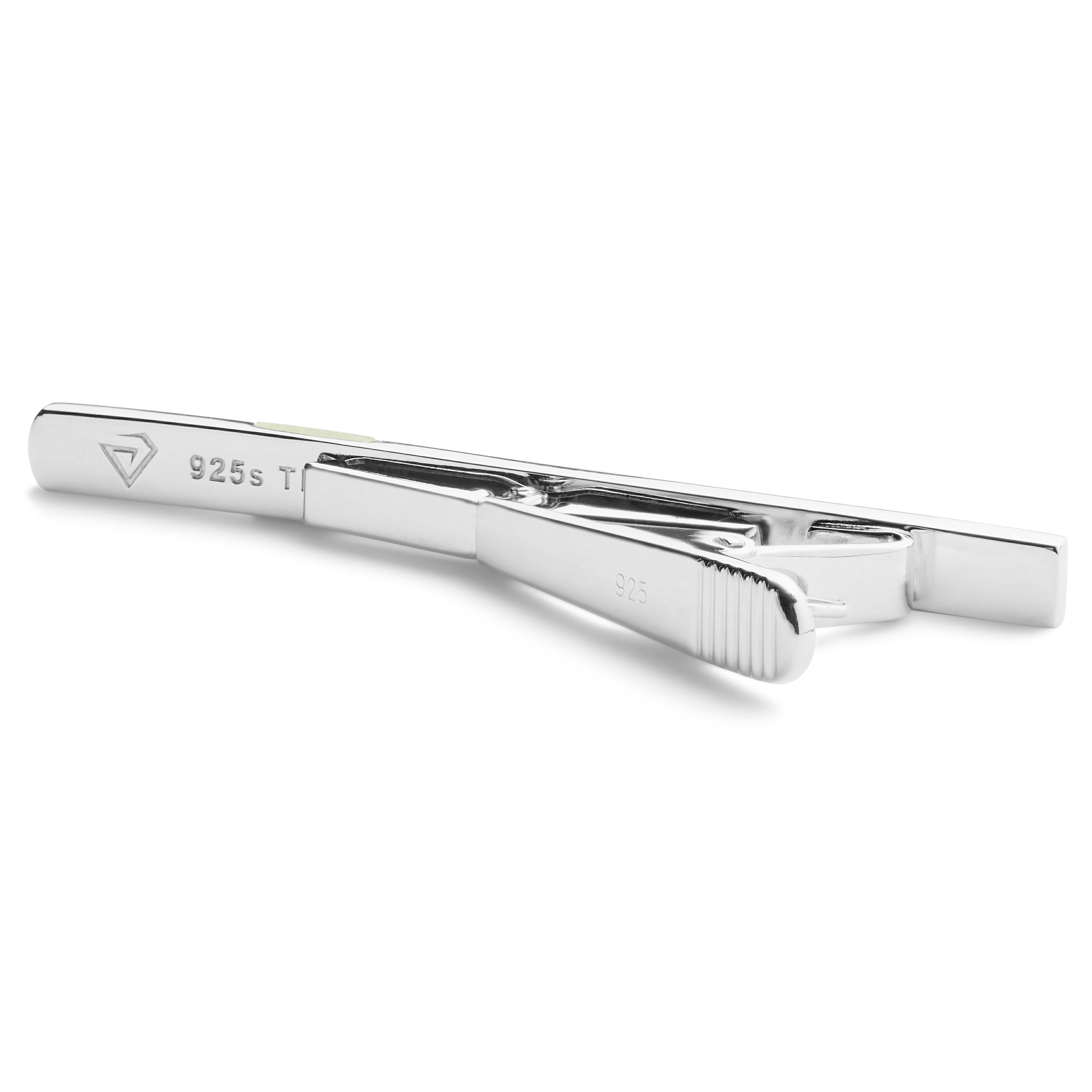 925 Zilveren Nils Dasclip met Groene Opaliet - 2