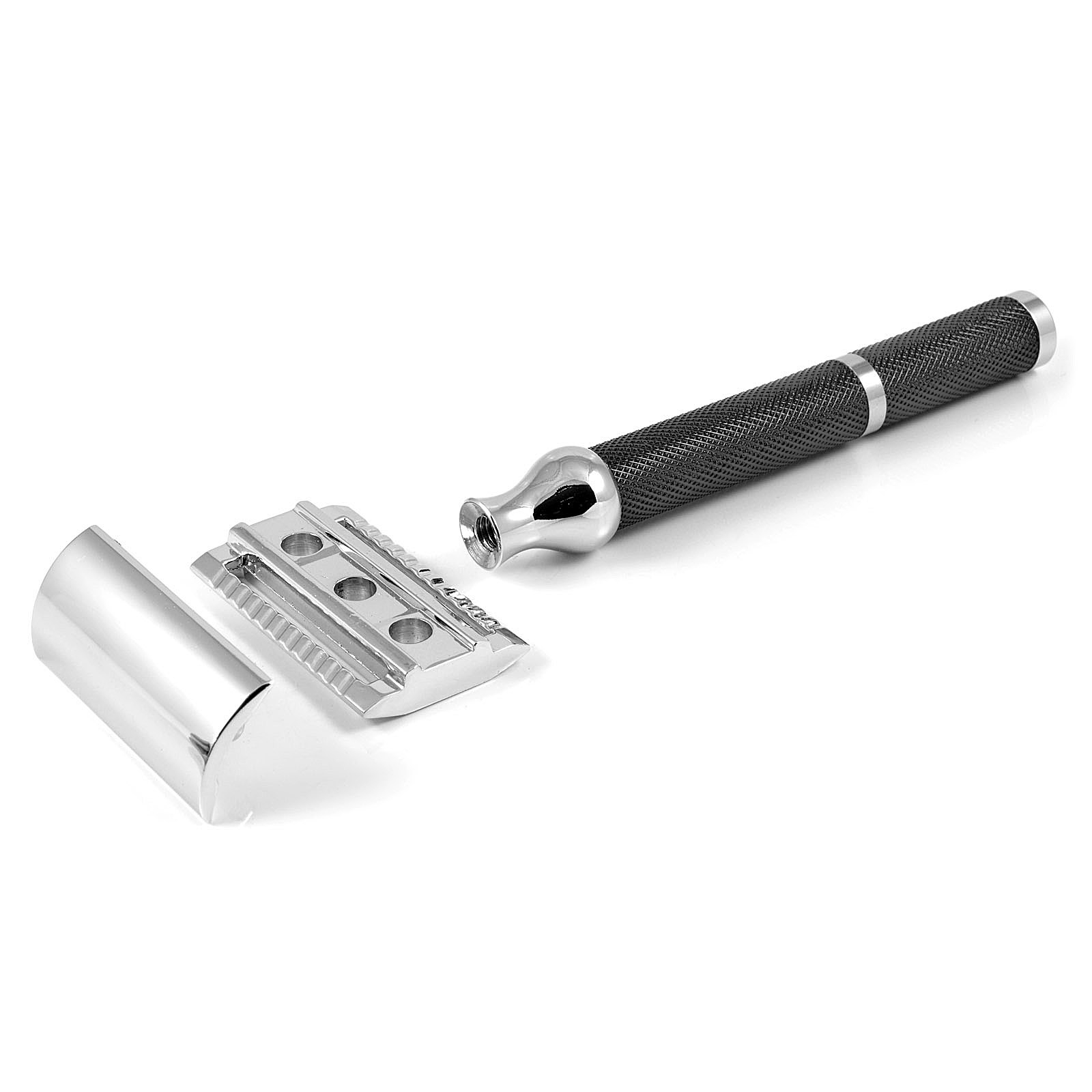 Aparat de ras cu protecție DE negru clasic - 7