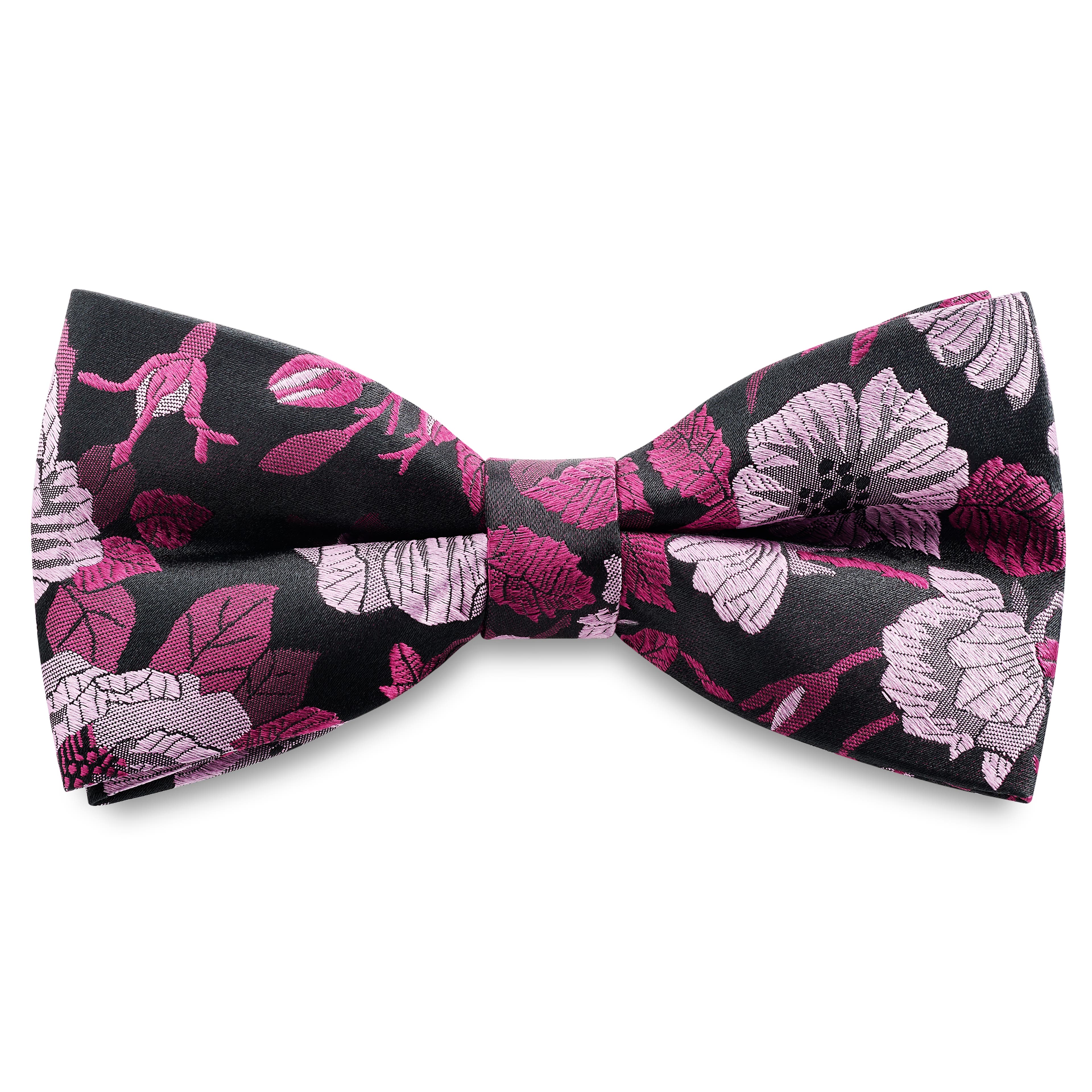 Dianthus | Pink Silk Flower Pre-Tied Bow Tie
