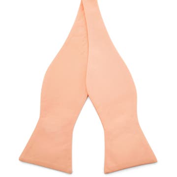 Salmon Pink Basic Self-Tie Bow Tie
