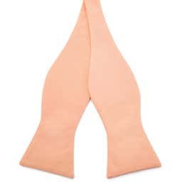 Salmon Pink Basic Self-Tie Bow Tie