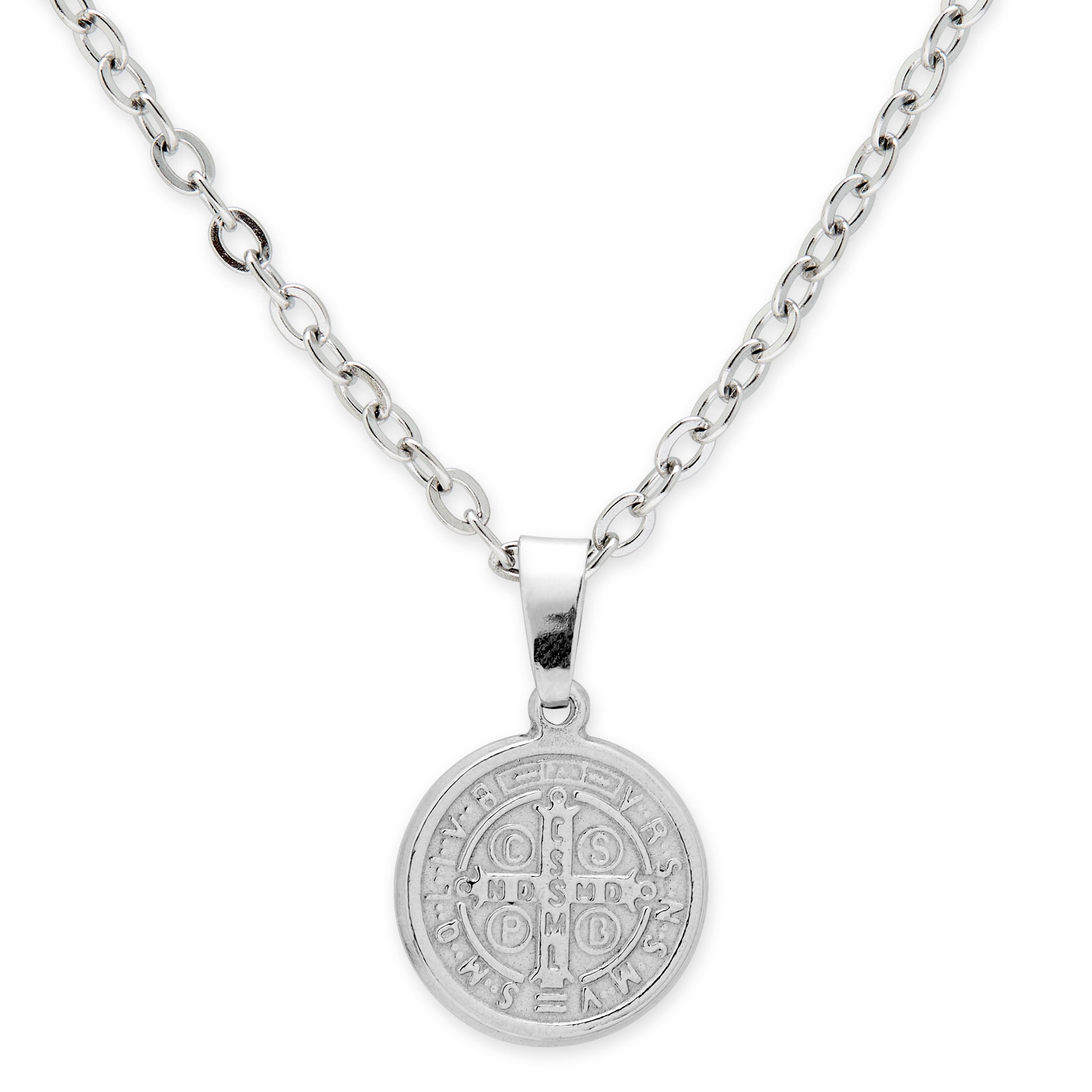 Colgante y collar plateados de Isabel II - 2