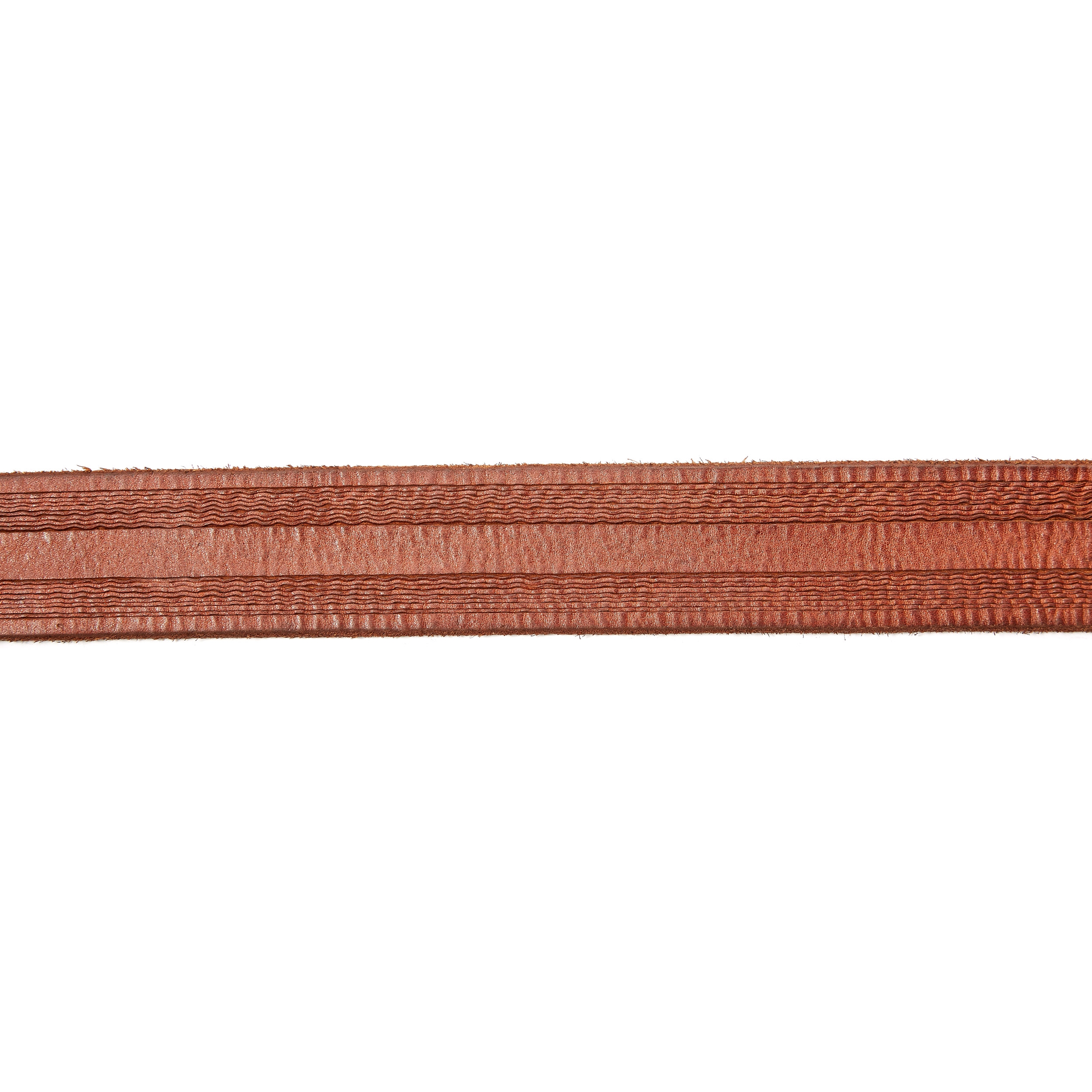 Bruine Gelinieerde Riem - 3