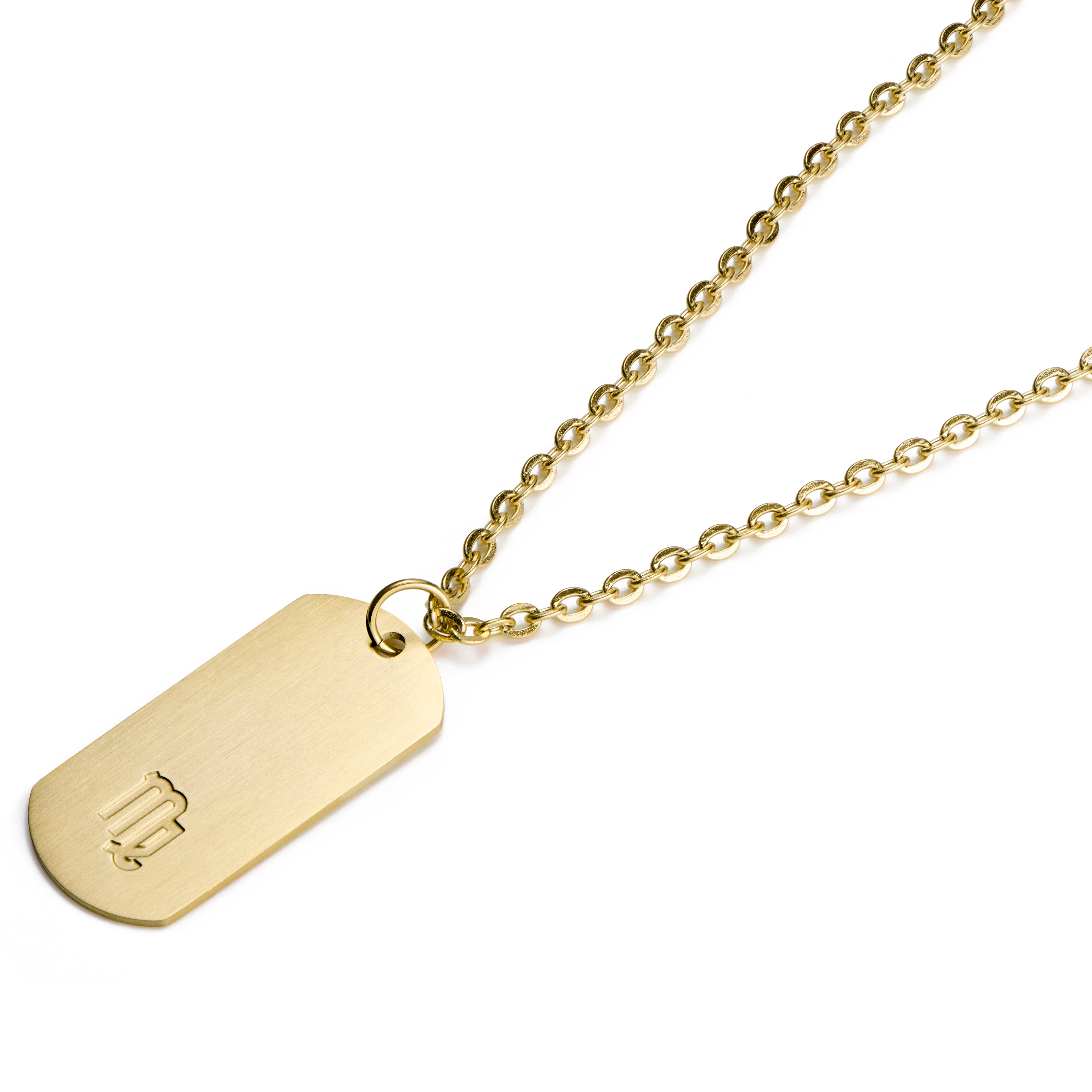 Virgo Zodiac Gold-Tone Steel Necklace - 6