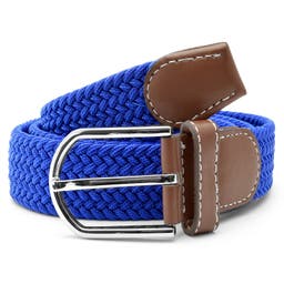 Cintura elastica blu