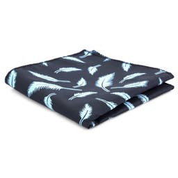 Feather Print Pocket Square