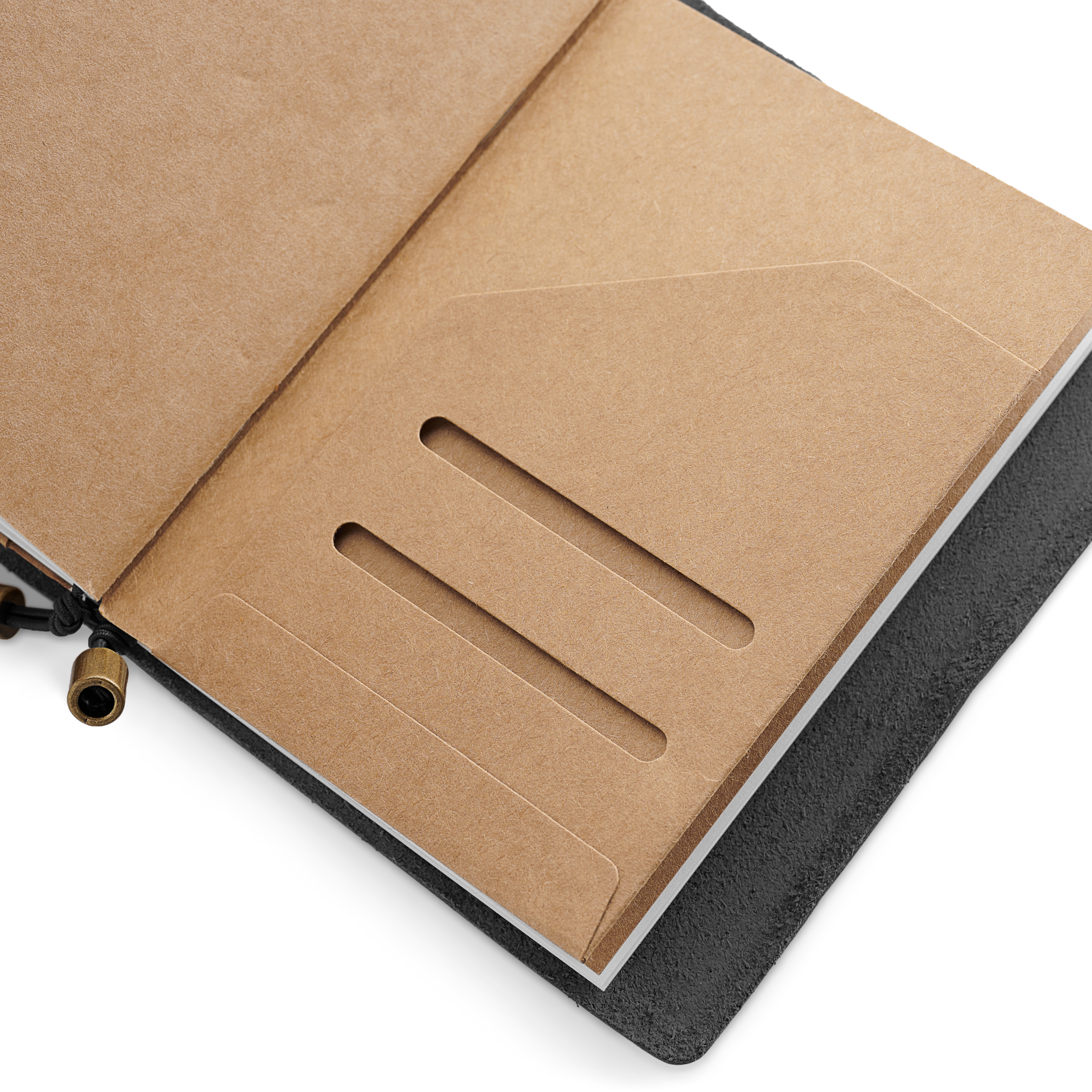 Notitieboek | Zwart Leer | Vliegtuigsluiting - 4