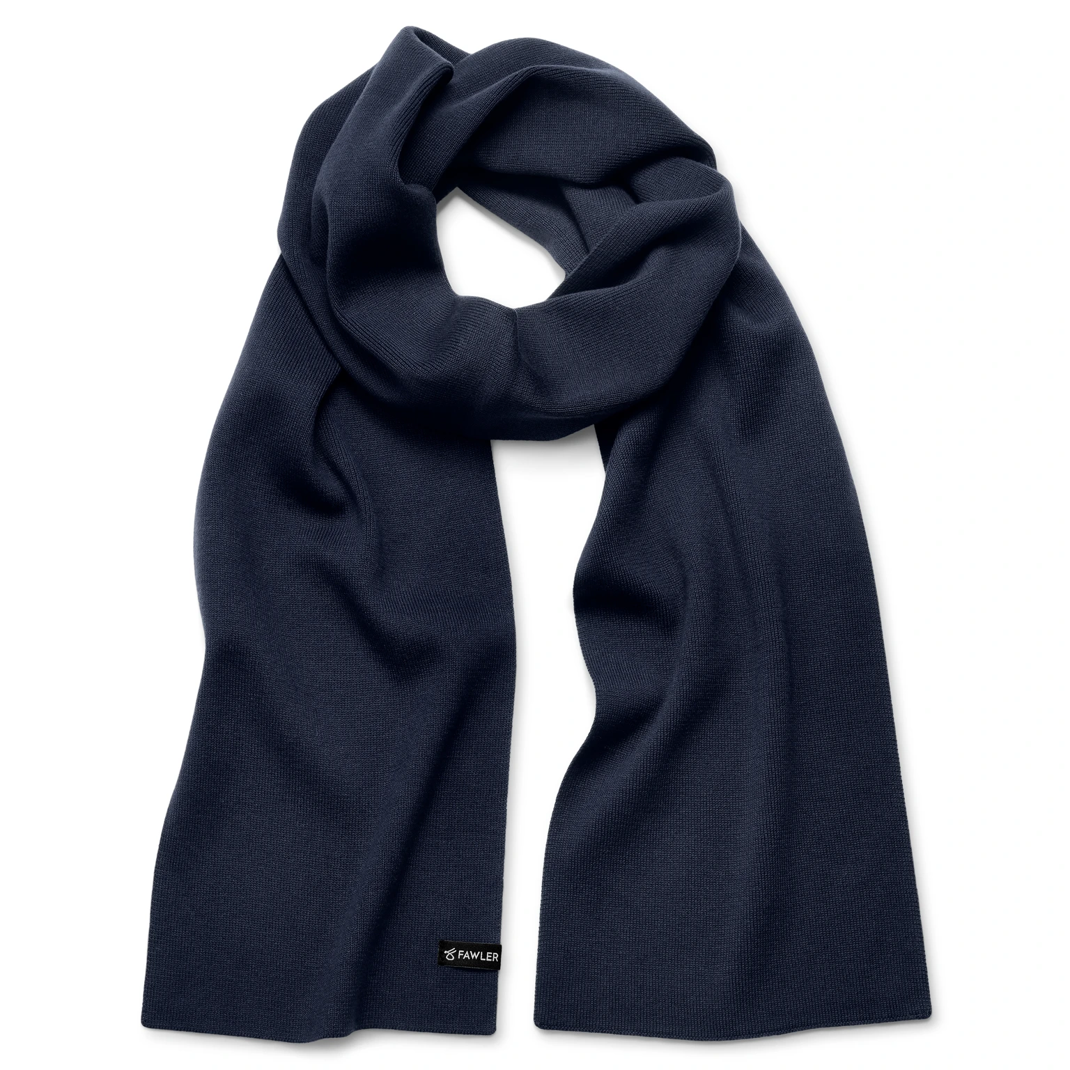 Kyler Kite | Marineblauer Schal aus Bio-Baumwolle Kyler Kite | Marineblauer Schal aus Bio-Baumwolle