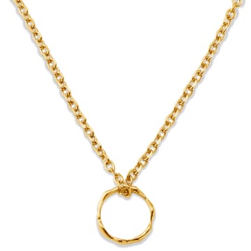 Magma | Verižica iz nerjavečega jekla zlate barve z valovitim obročkom, širina 4 mm
Magma | Verižica iz nerjavečega jekla zlate barve z valovitim obročkom, širina 4 mm