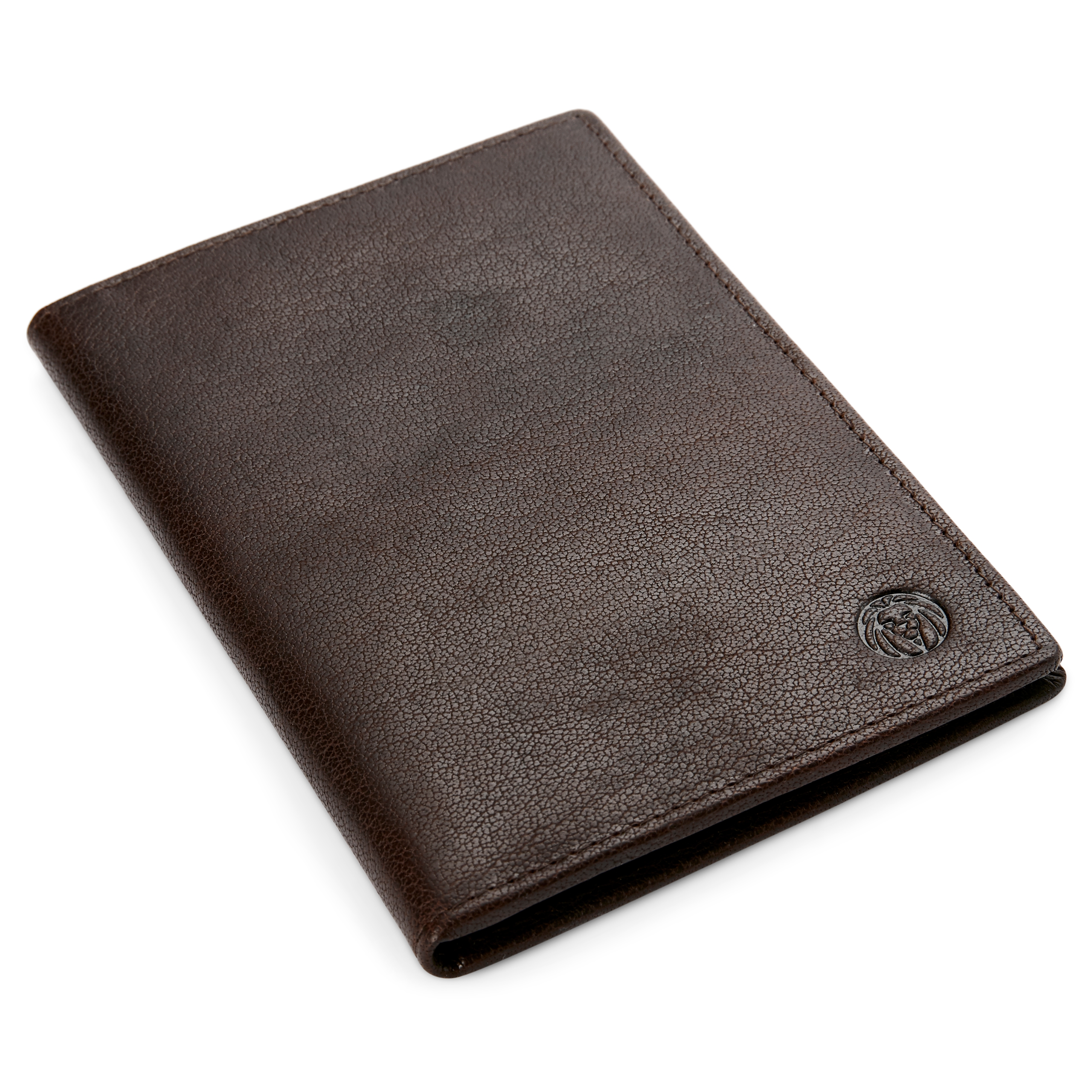 Montreal Brown Large Leather Card Travel Wallet - 6