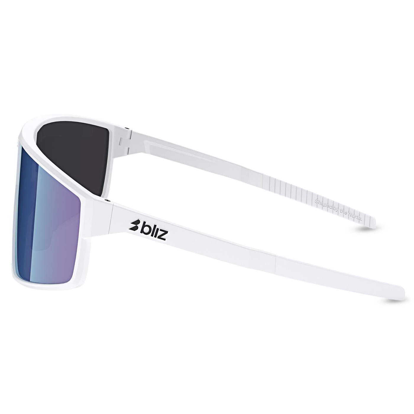 Weiße und blaue Wrap-Around-Sonnenbrille | Bliz 0ZB7016 - 4