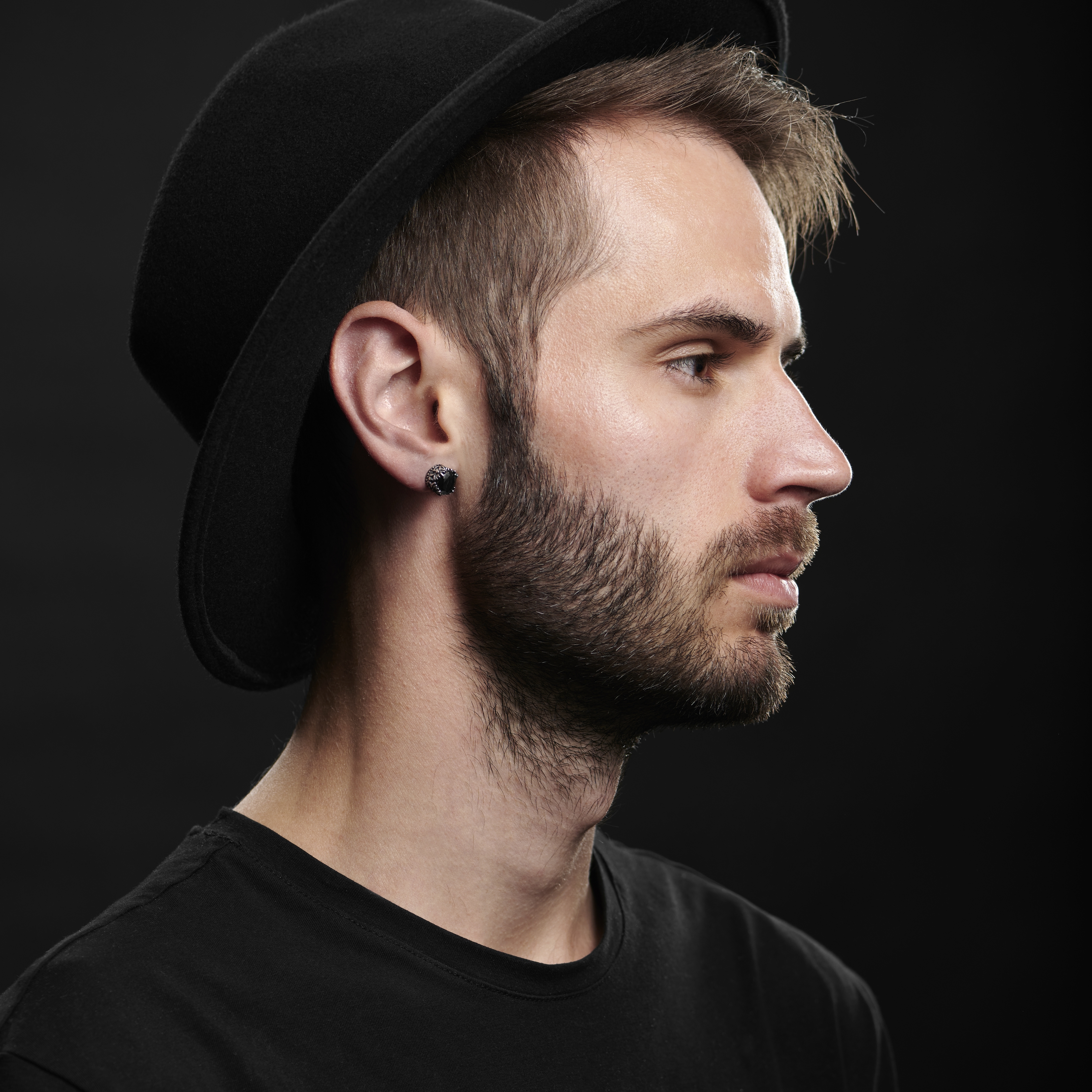 Kolczyk Royal Black 9 mm - 4