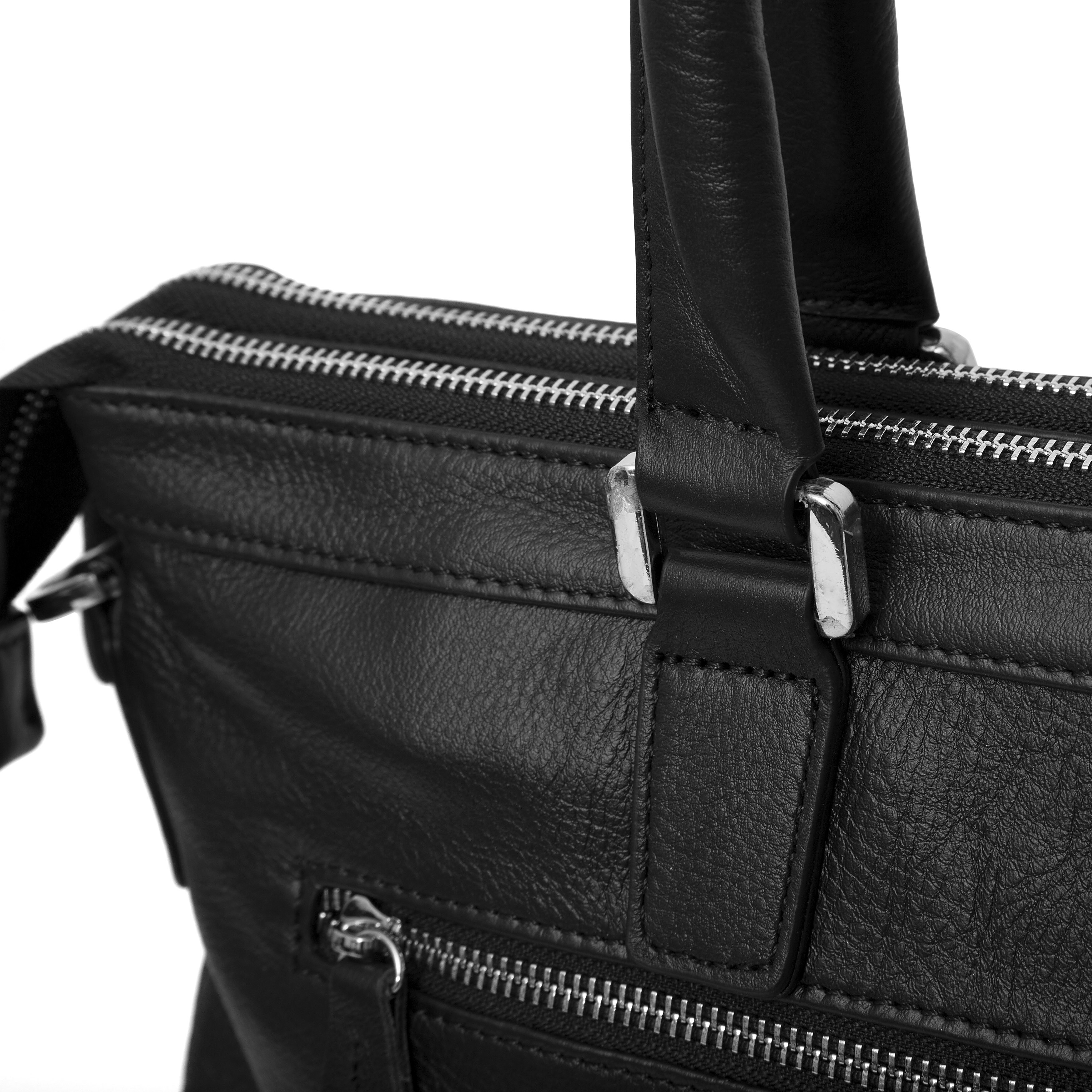 Grab & Go Svart Delton Skinnveske - 8