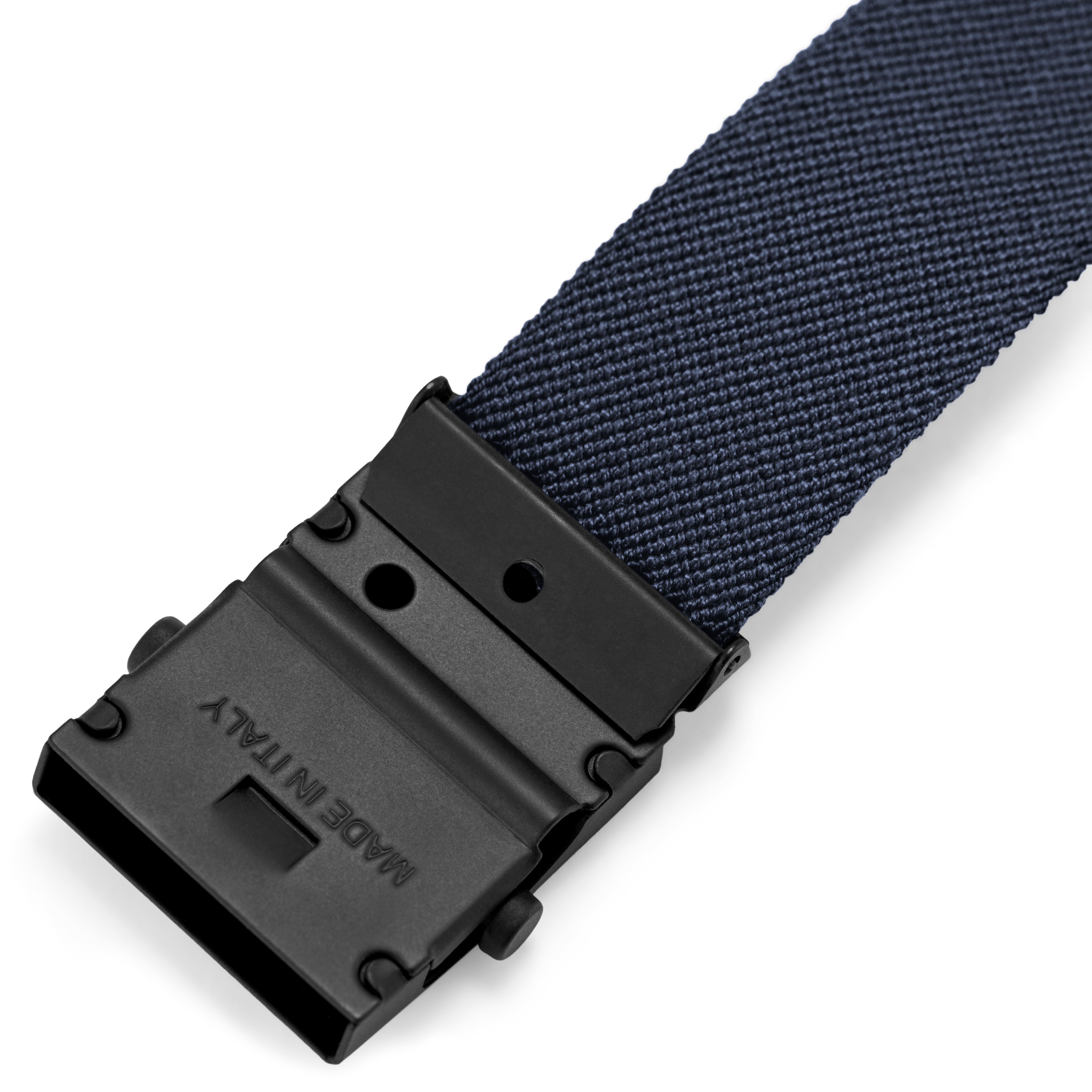 Cintura Hudson in tela elastica blu navy - 5