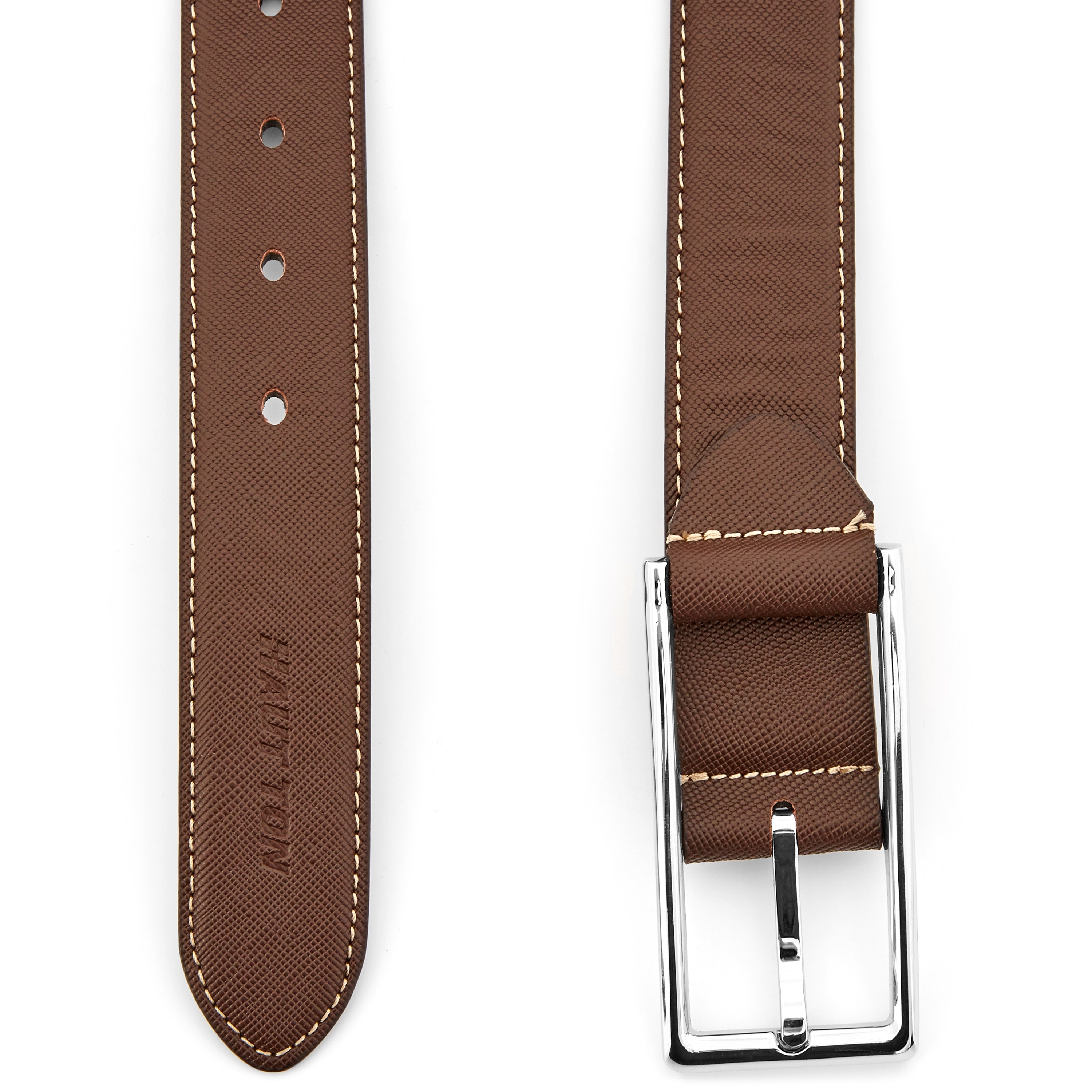 Caramel Genuine Leather Belt - 2
