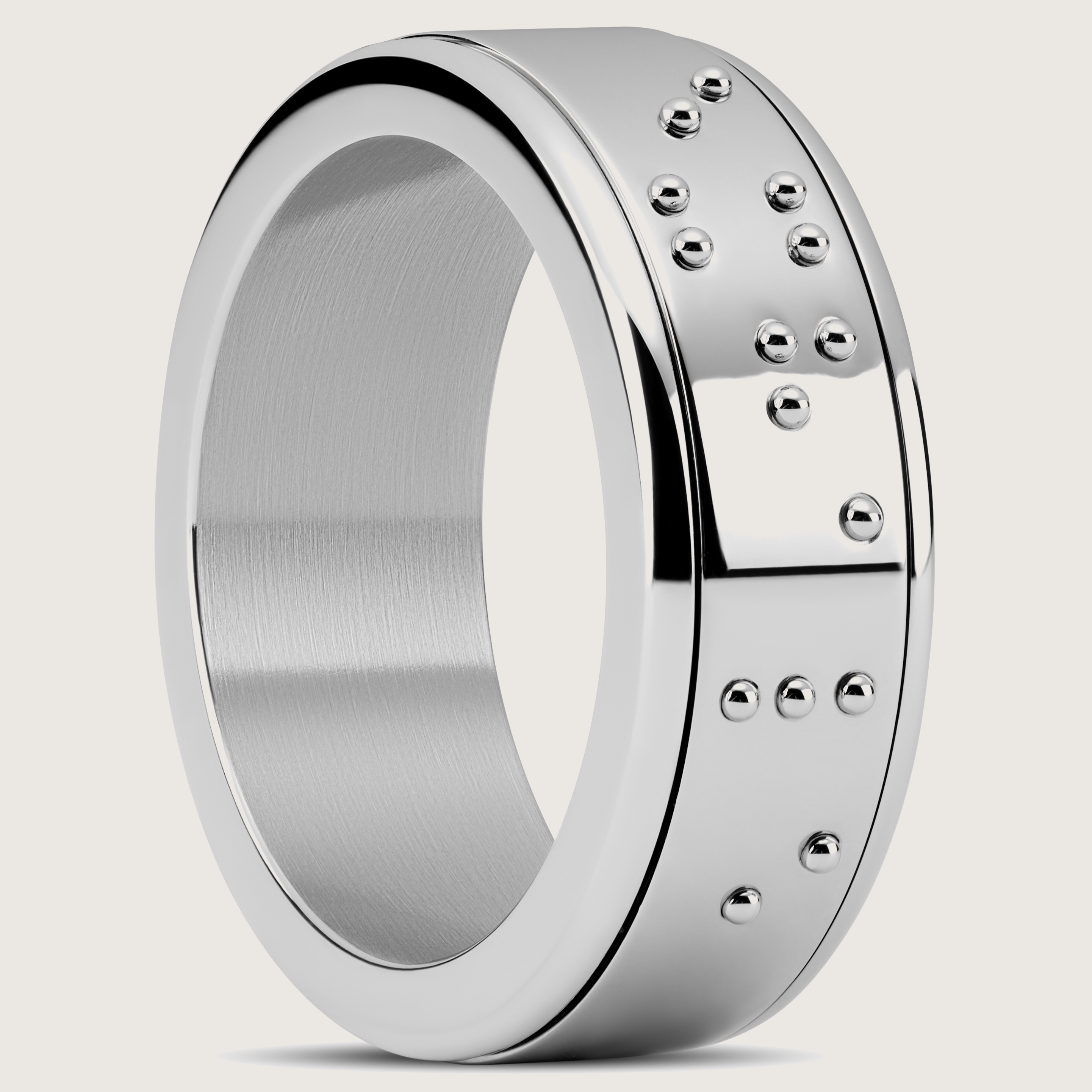 Anello Spinner In Acciaio Inossidabile Per Uomo E Donna, Con - Foto 4