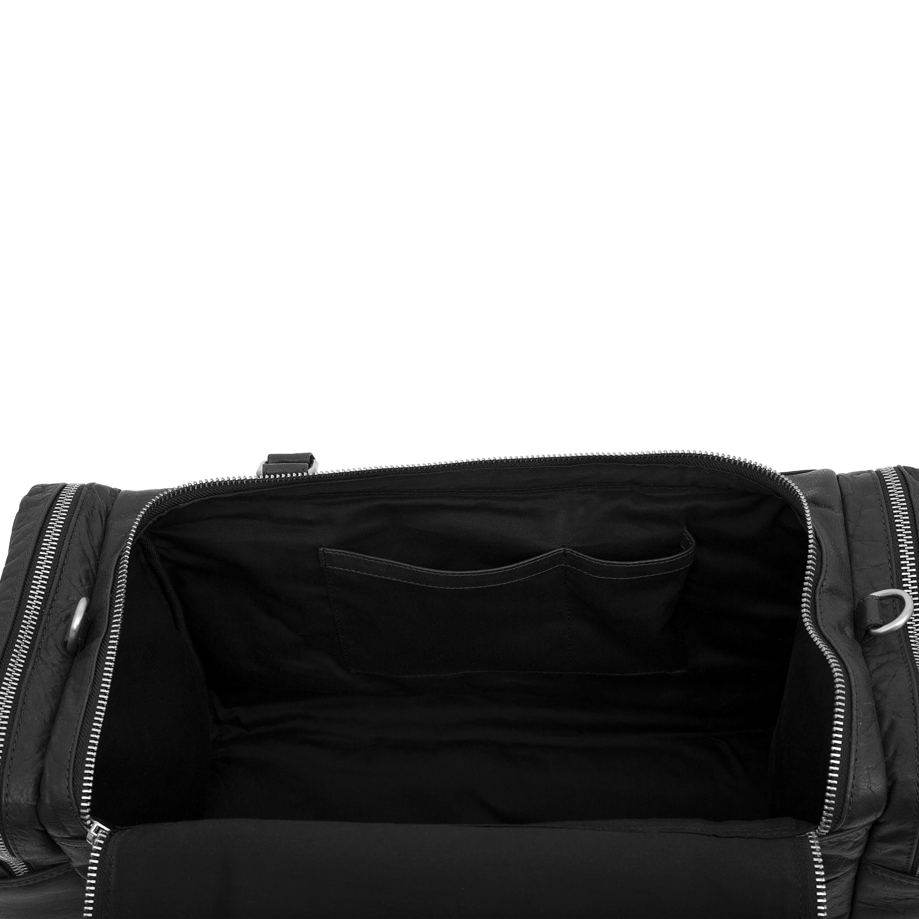 Montreal Svart Reisebag av Skinn - 13