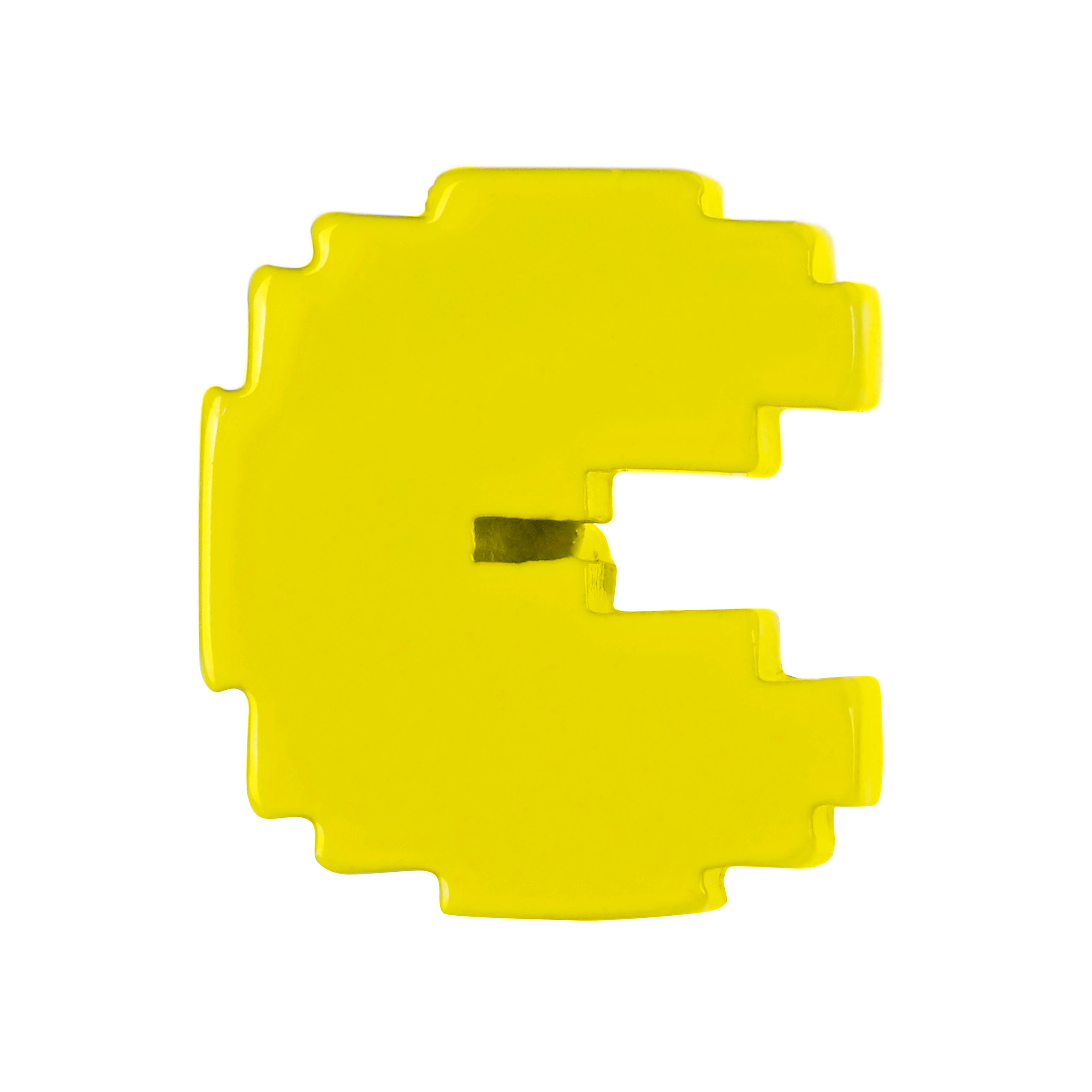 Bold Yellow Retro Lapel Pin