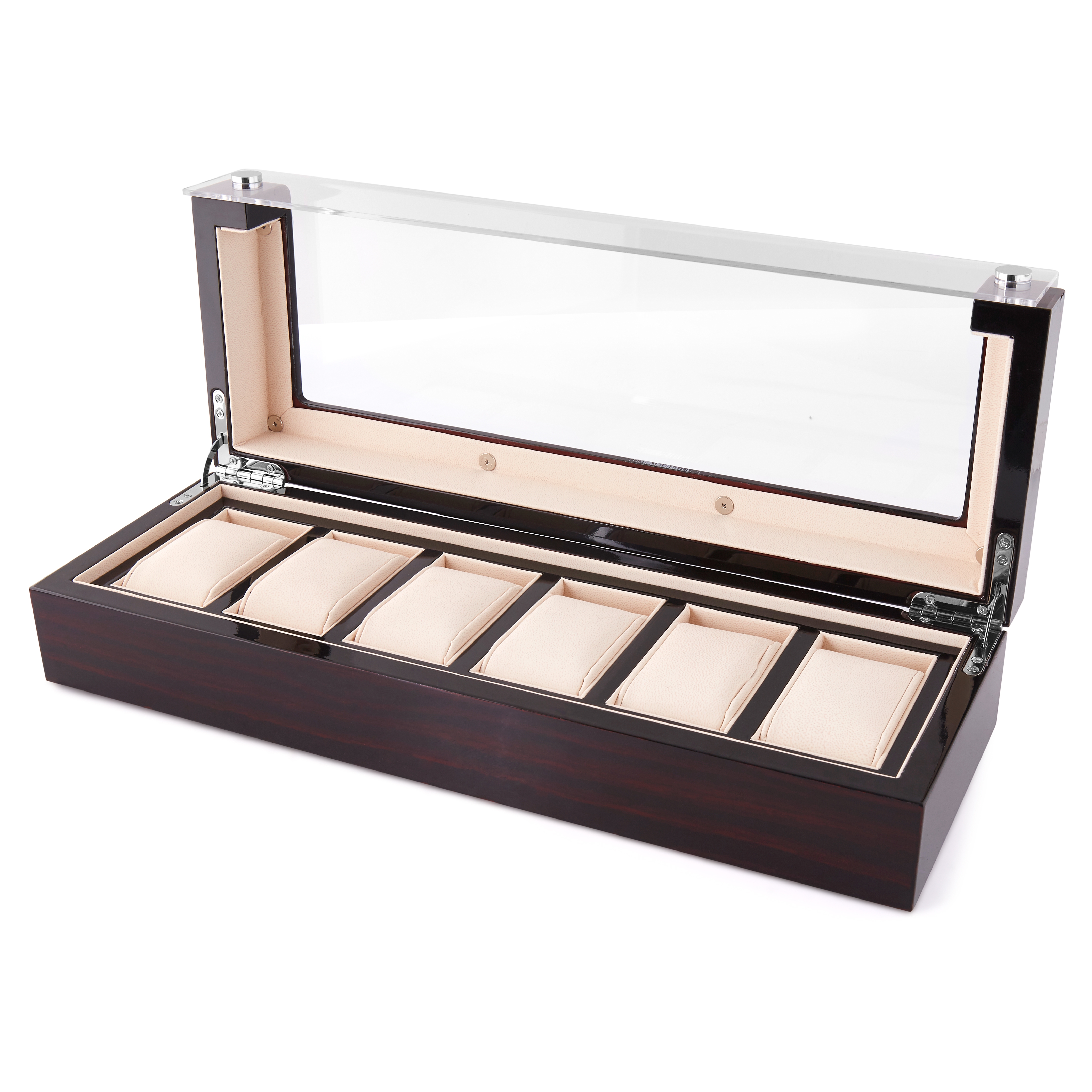 Klokkekasse av Ibenholt - 6 Klokker - 2