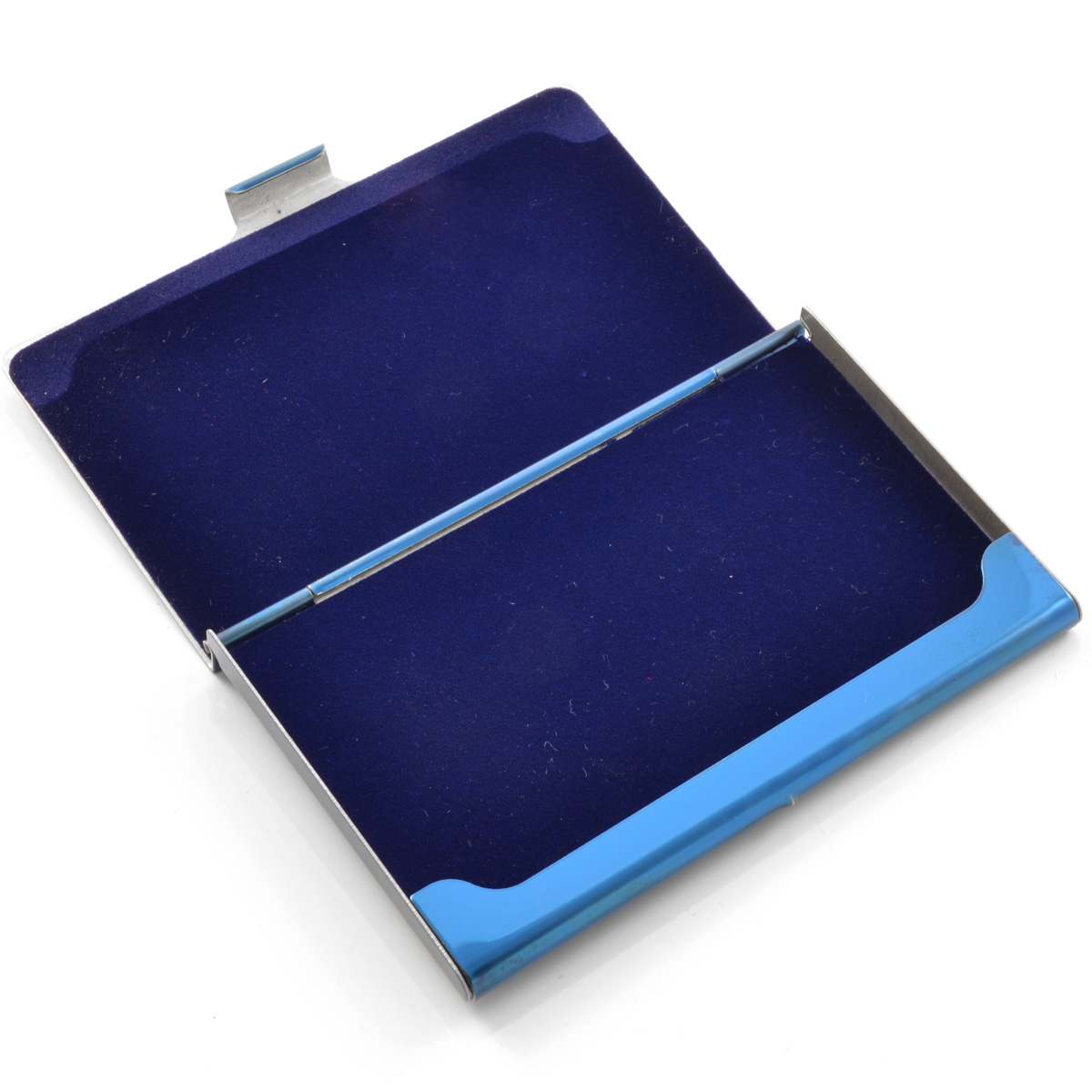 Portacarte blu acceso - 2