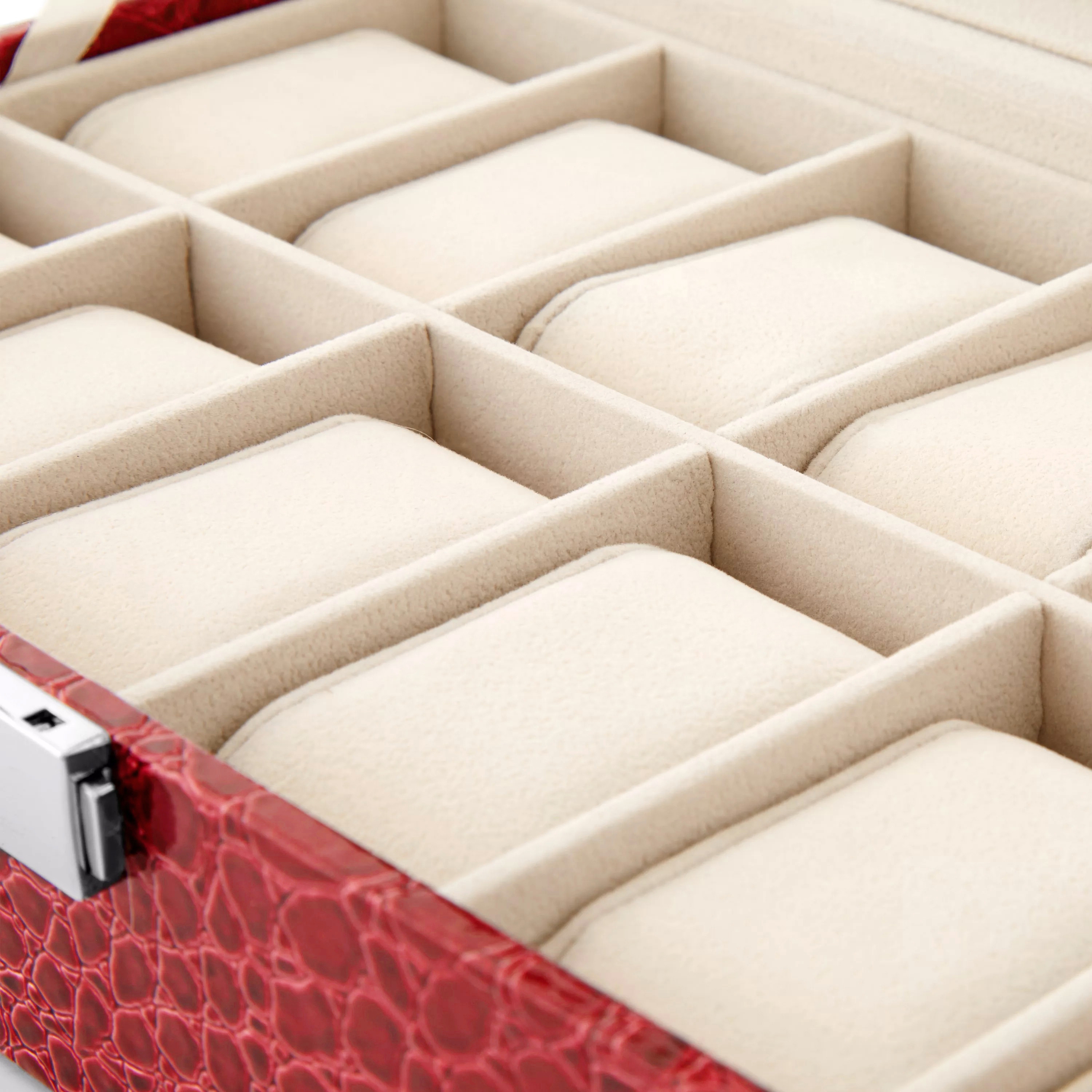 Alligatorimitation Klockskrin - 12 Klockor - 6