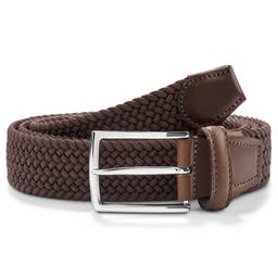 Vincio | Cinturón elástico marrón