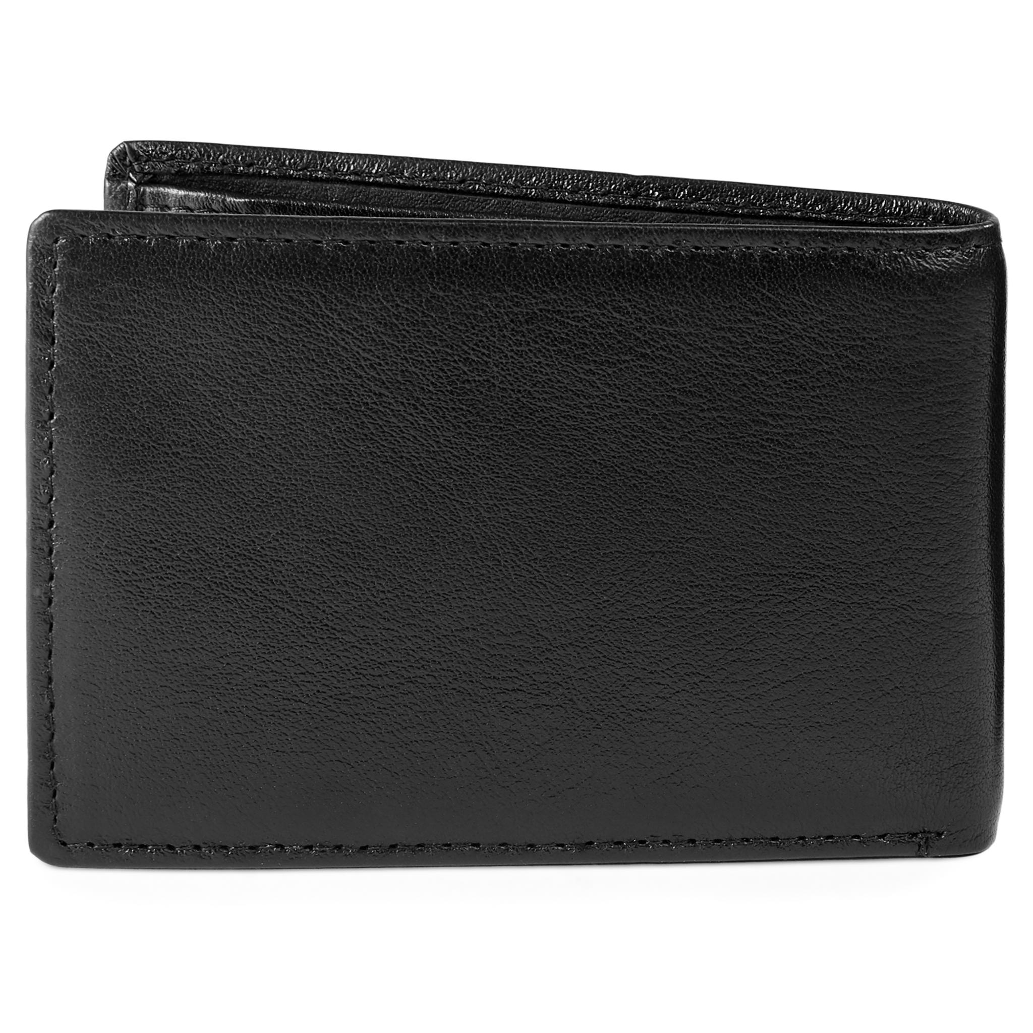 Small Black Leather Wallet | In stock! | Lucleon