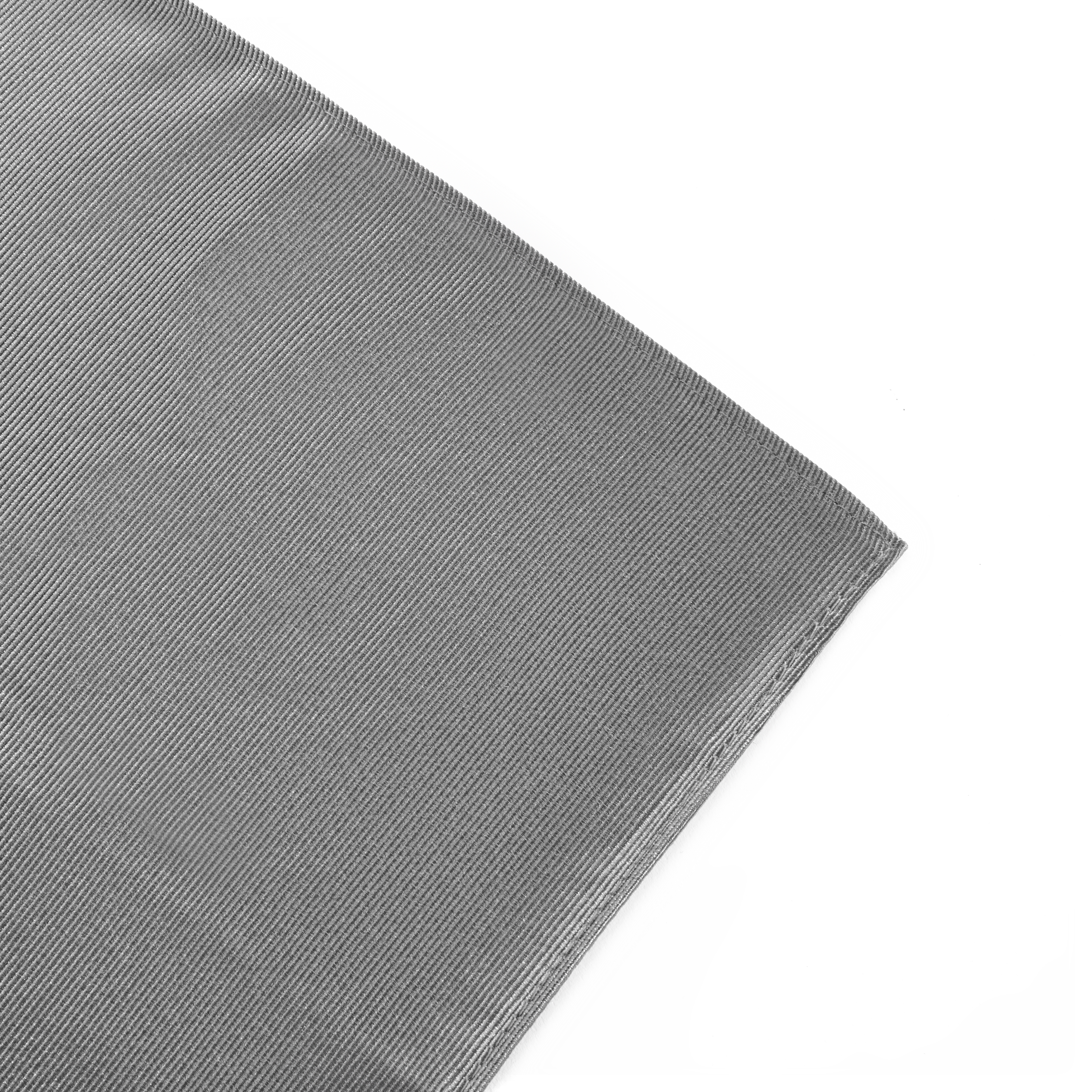 Szara poszetka z jedwabiu diagonalnego - 4