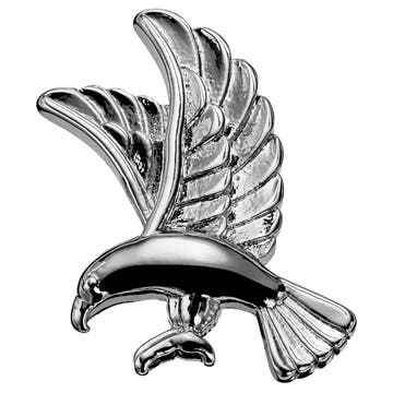 Zoikos | Silver-Tone Eagle Lapel Pin
