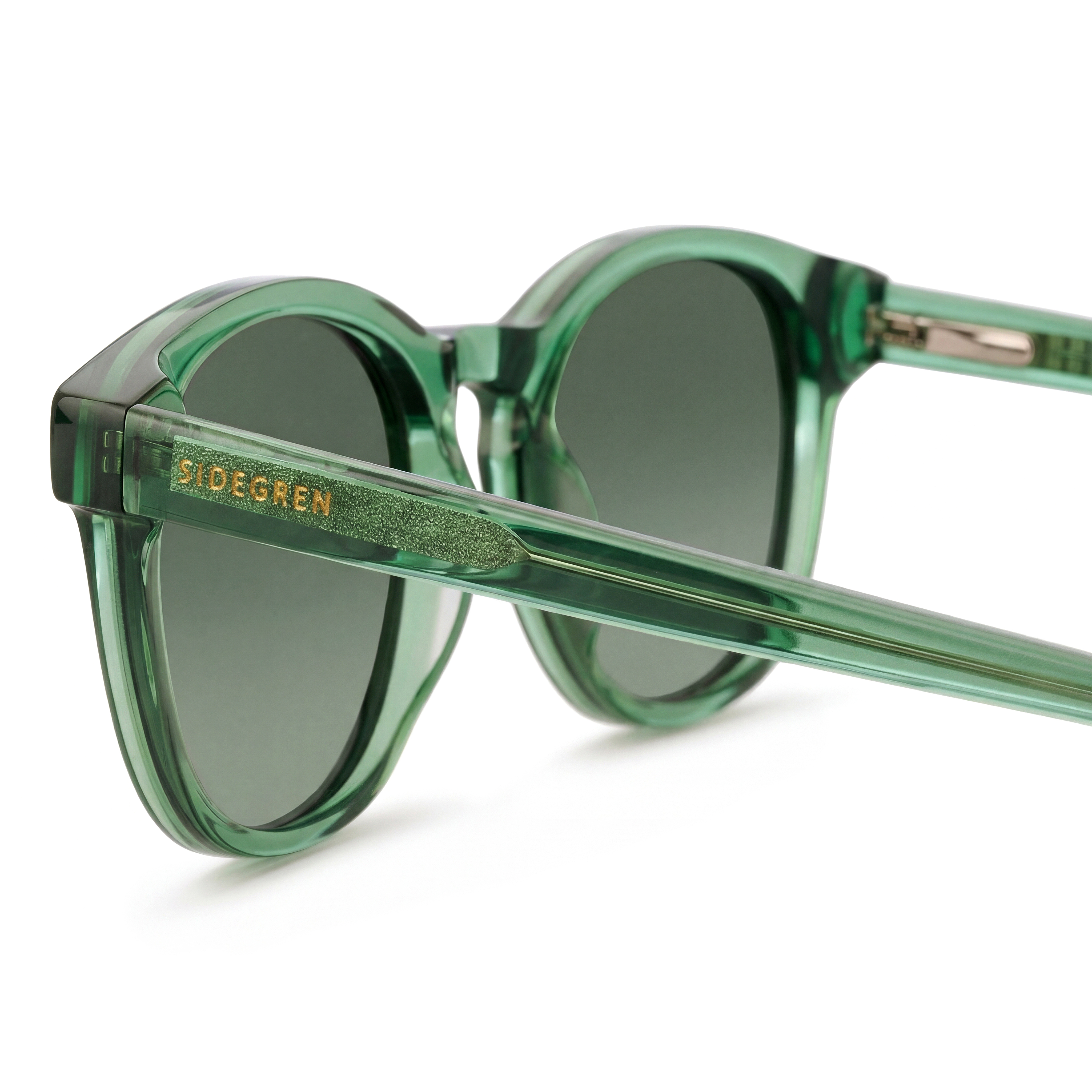 Classic | Green Panto Sunglasses - 3