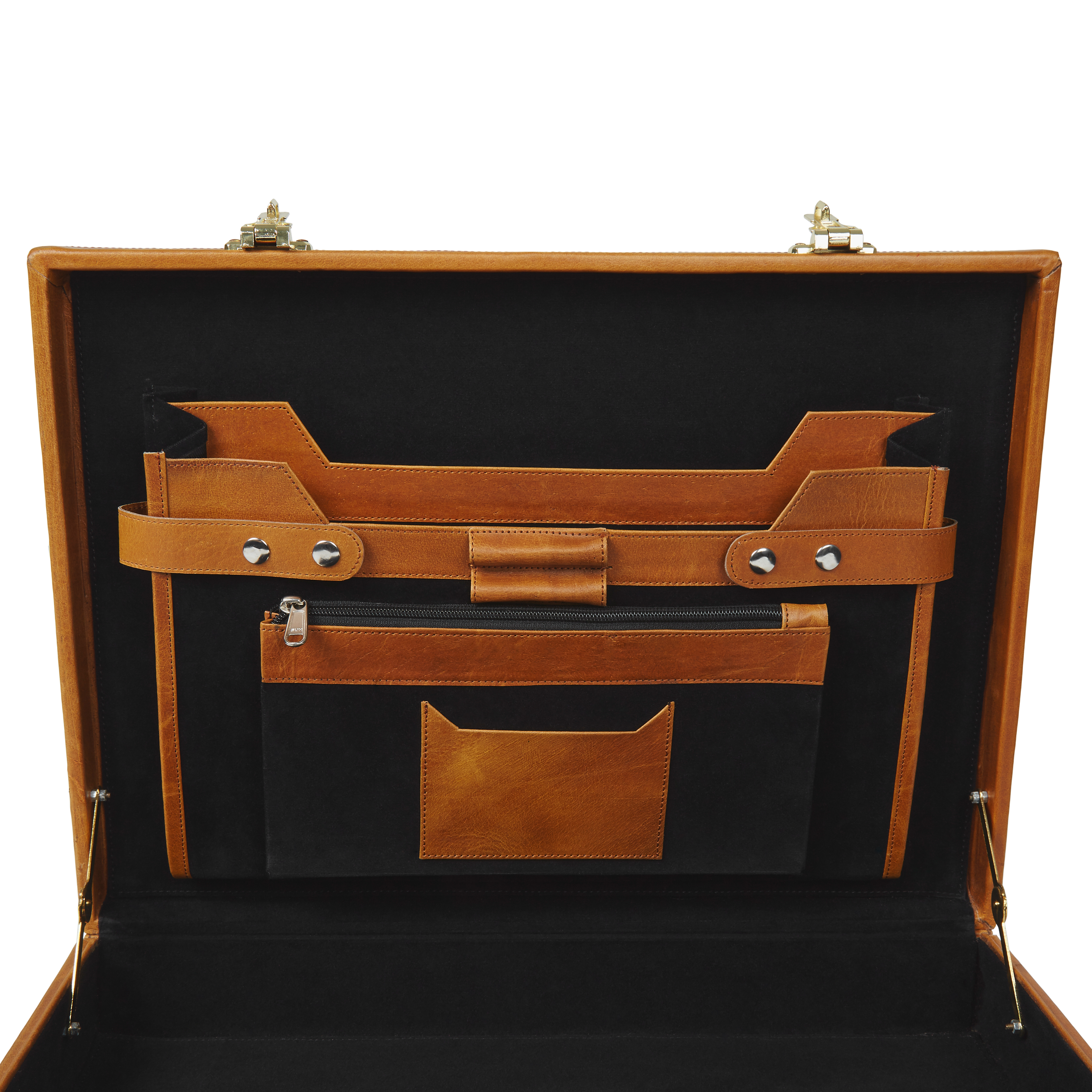 Attachemappe i Tan Læder - 4