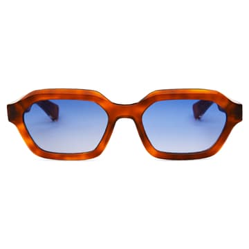 MessyWeekend | ANTHONY с рамка в цвят Havana и сини преливащи стъкла MessyWeekend | ANTHONY с рамка в цвят Havana и сини преливащи стъкла