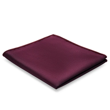 Karmīnsarkans kabatas lakatiņš, rievotas faktūras (grosgrain) audums Karmīnsarkans kabatas lakatiņš, rievotas faktūras (grosgrain) audums