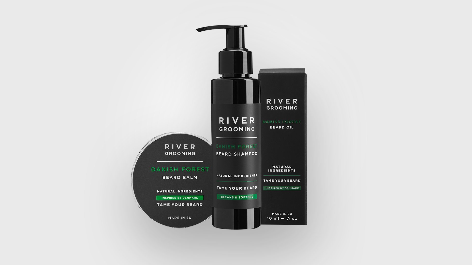 Danish forest beard grooming kit - 1