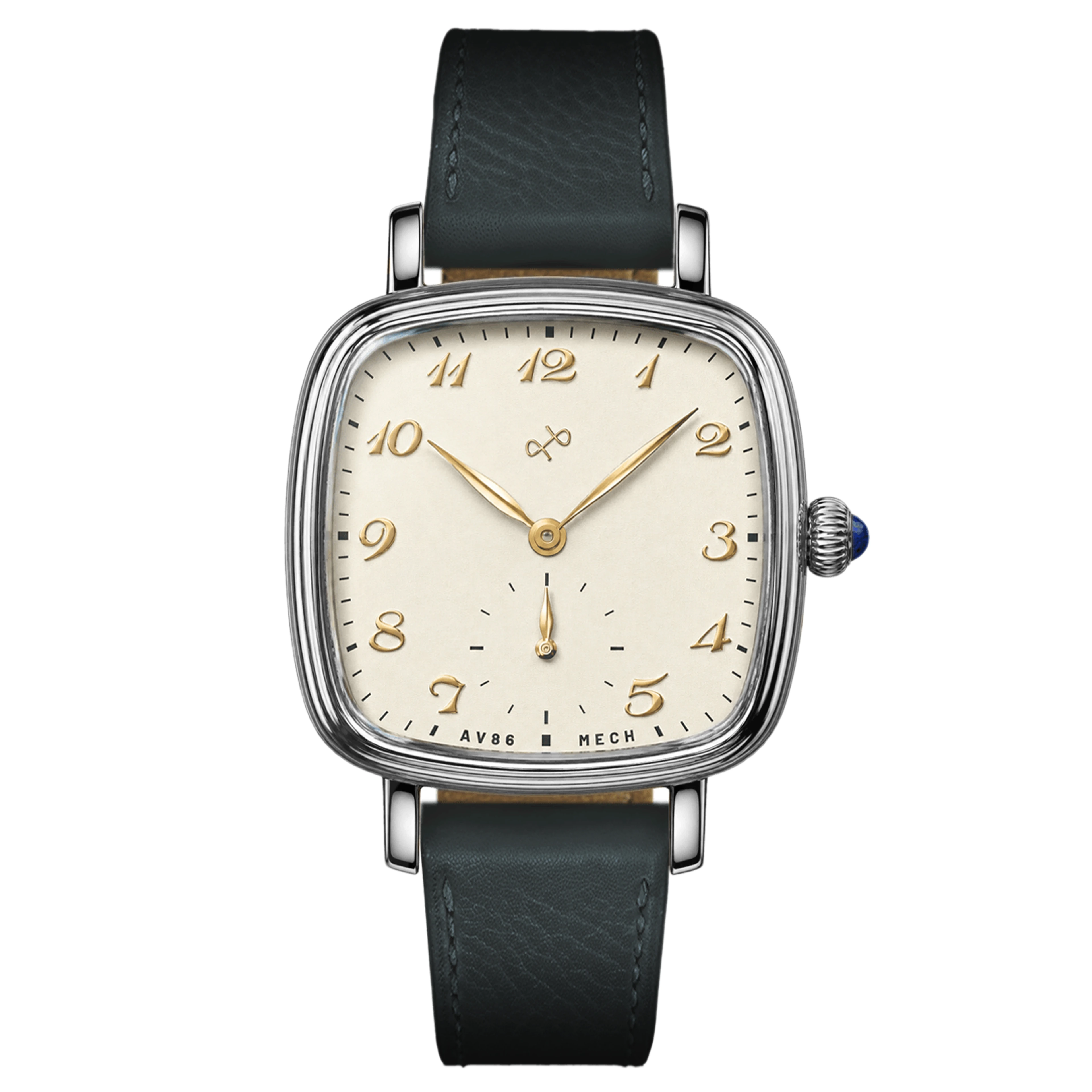 AV86 | 1954 Capri reloj mecánico en acero y blanco AV86 | 1954 Capri reloj mecánico en acero y blanco